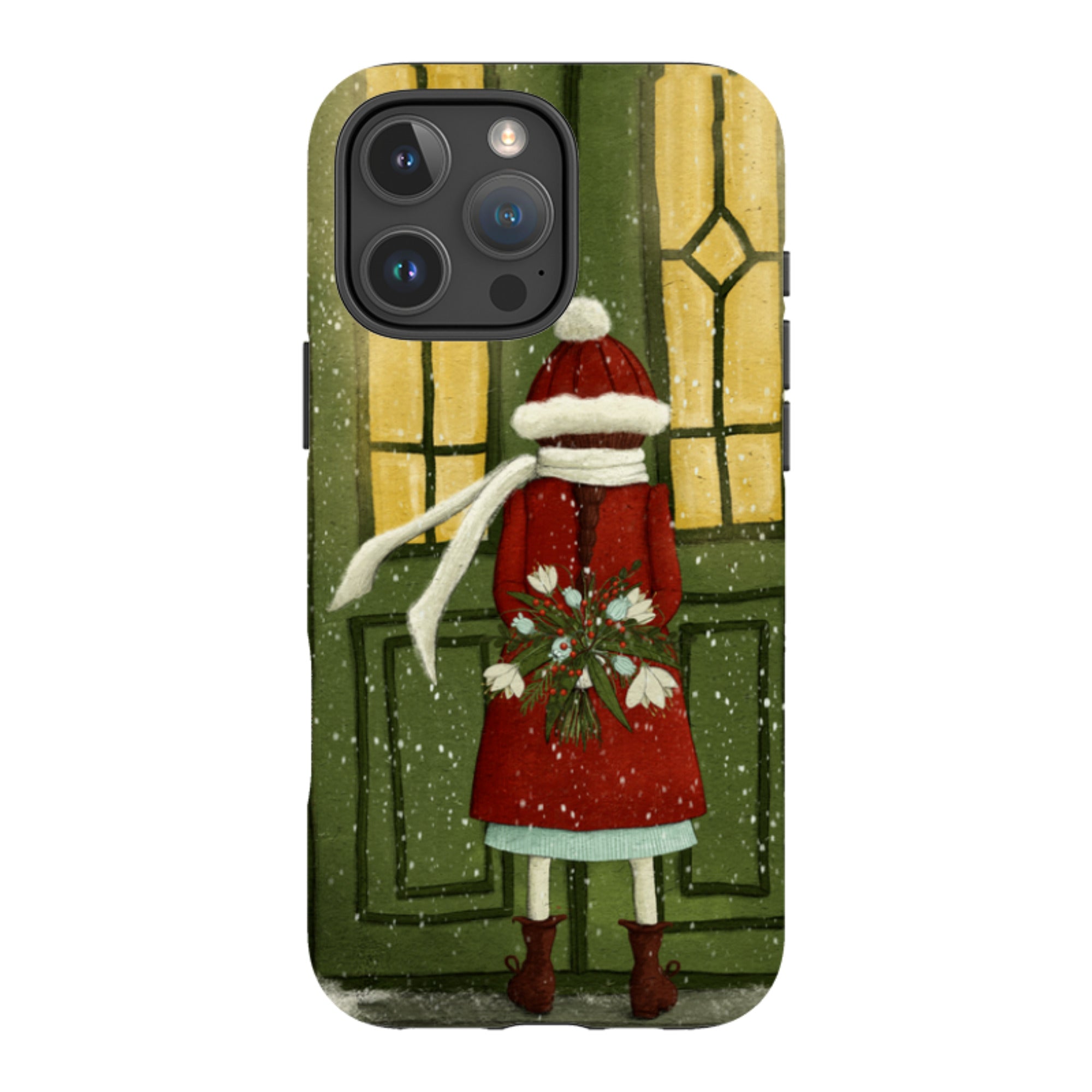 iPhone Tough Case - Winter Flowers By Maja Lindberg