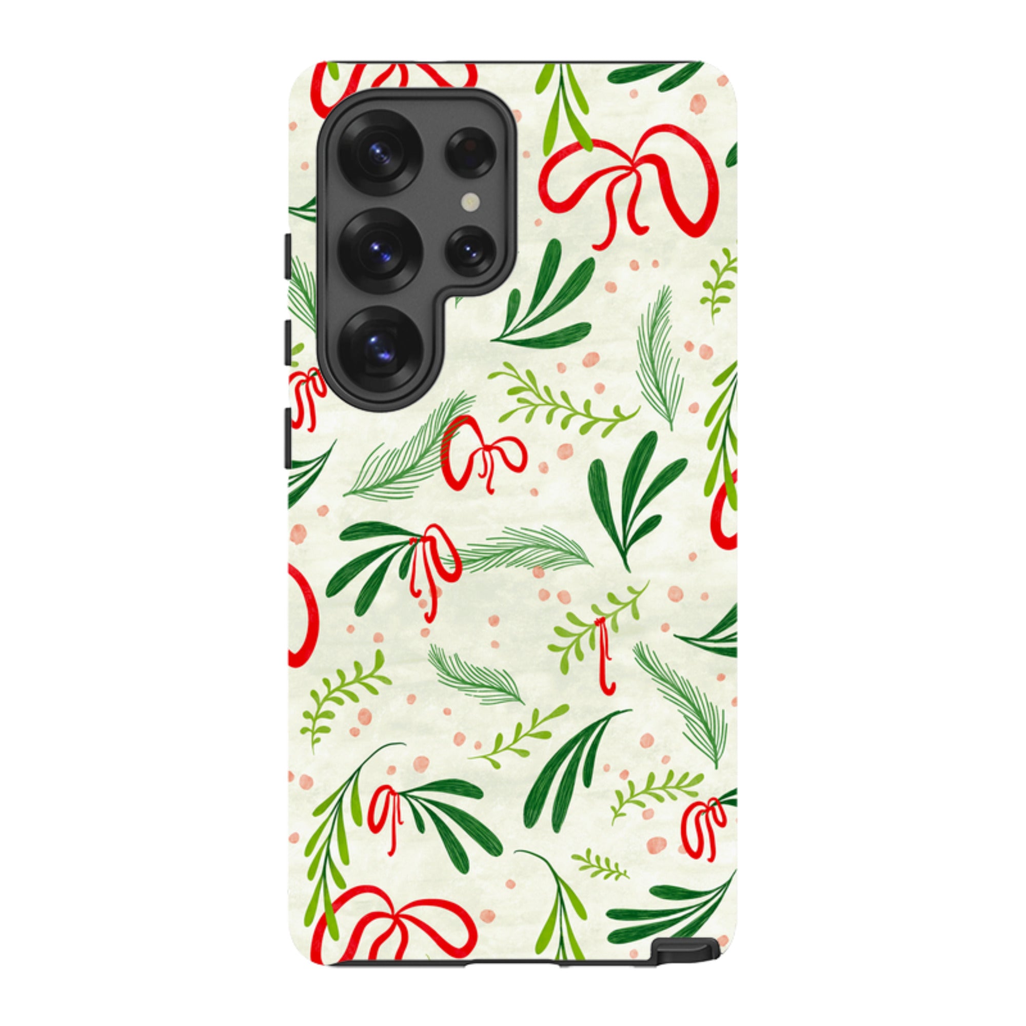 Samsung Tough Case - Christmas Bows By Katherine Quinn
