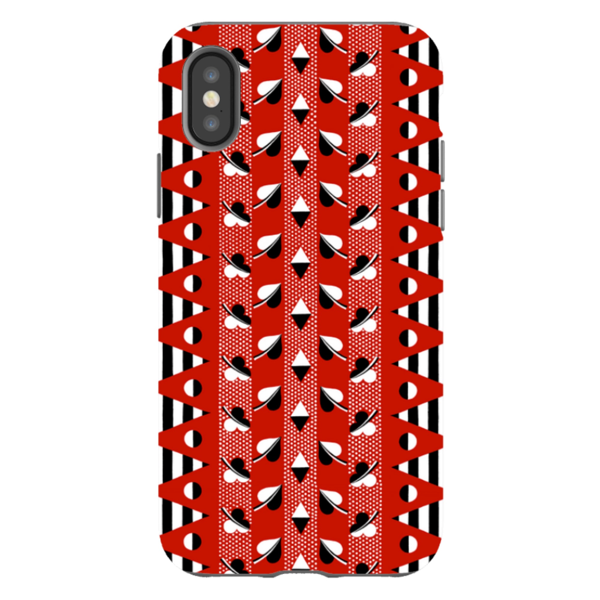 iPhone Case - Clubs & Hearts By Cressida Bell