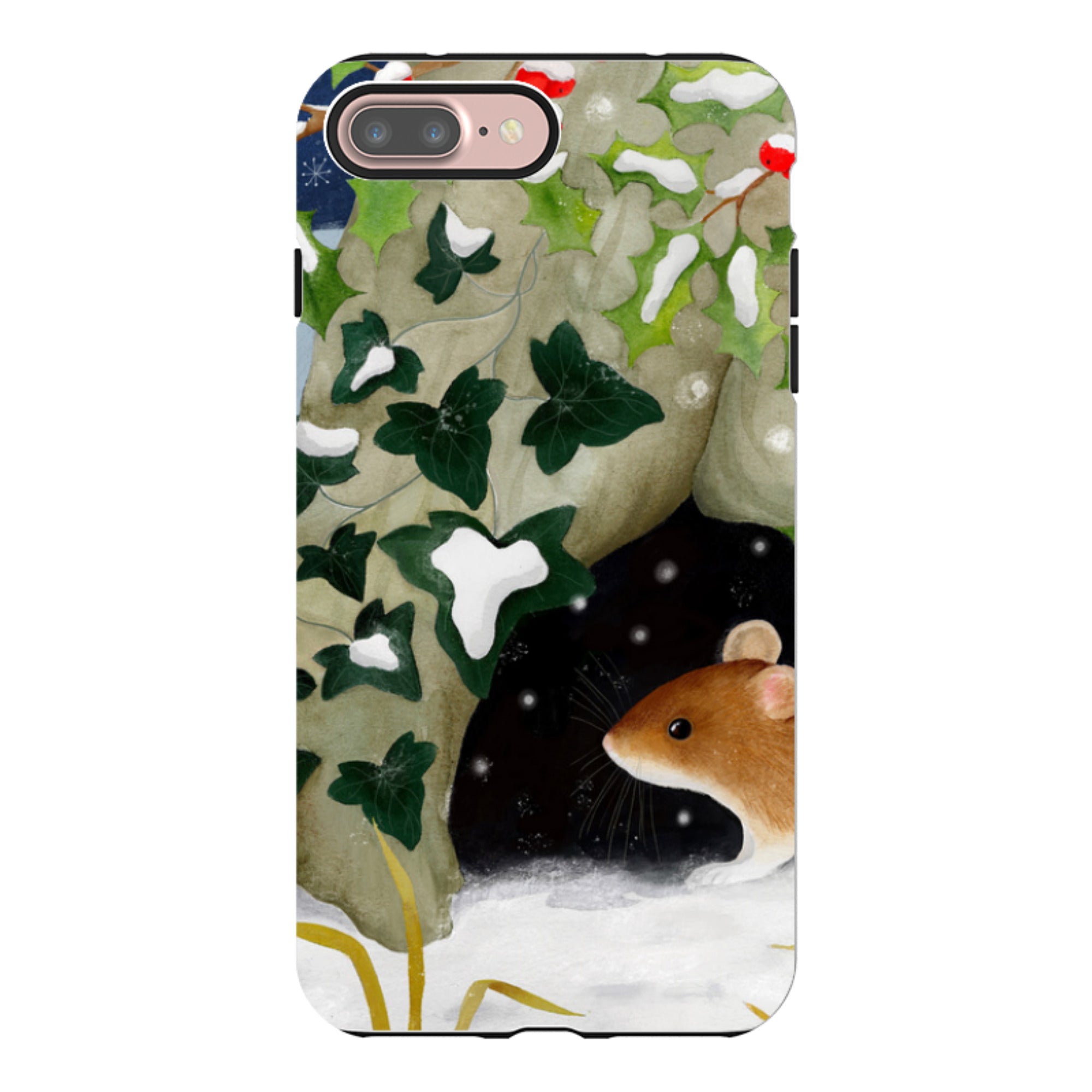 iPhone Tough Case - Winter Mouse By Bex Parkin