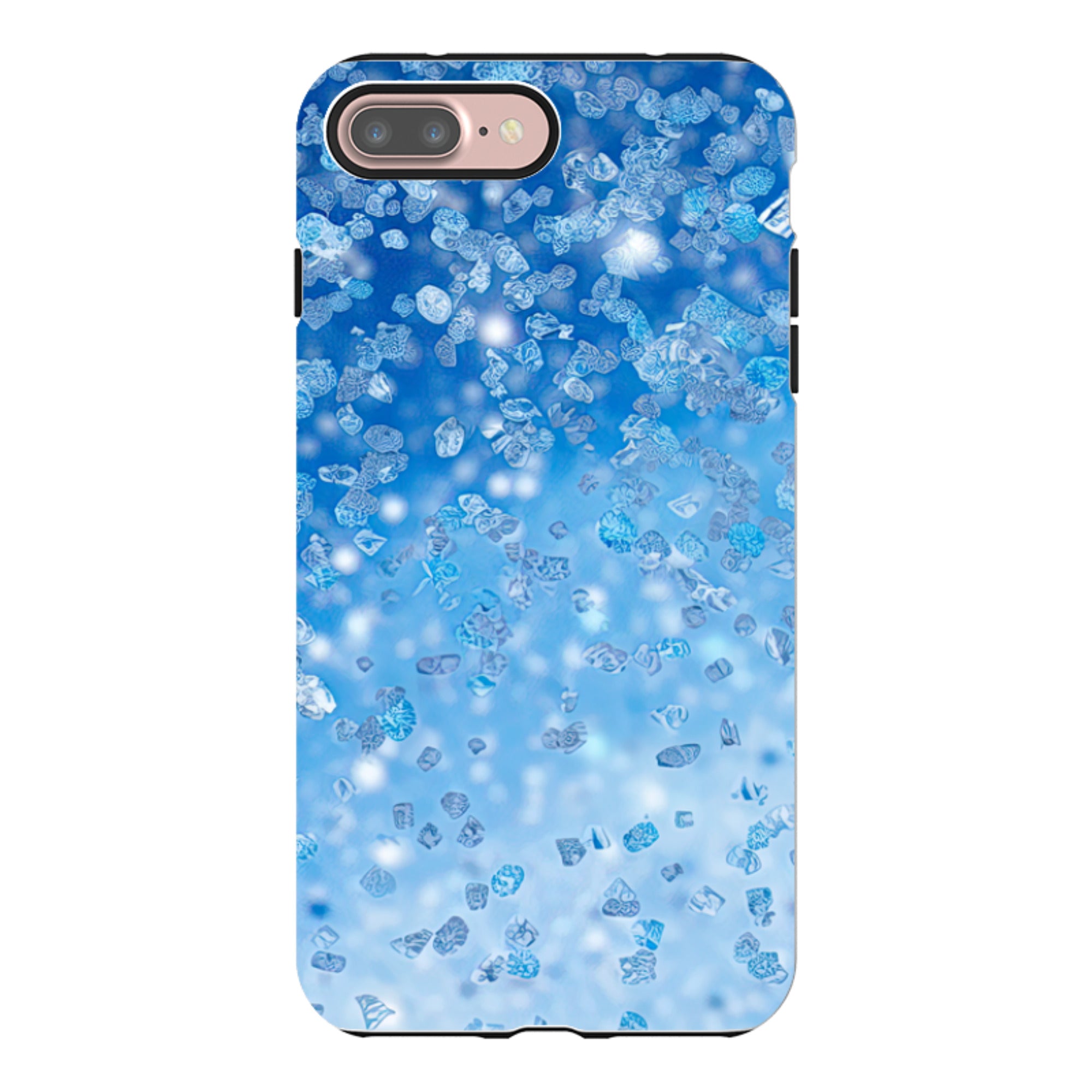 iPhone Case - Blue Glitter (case does not glitter)