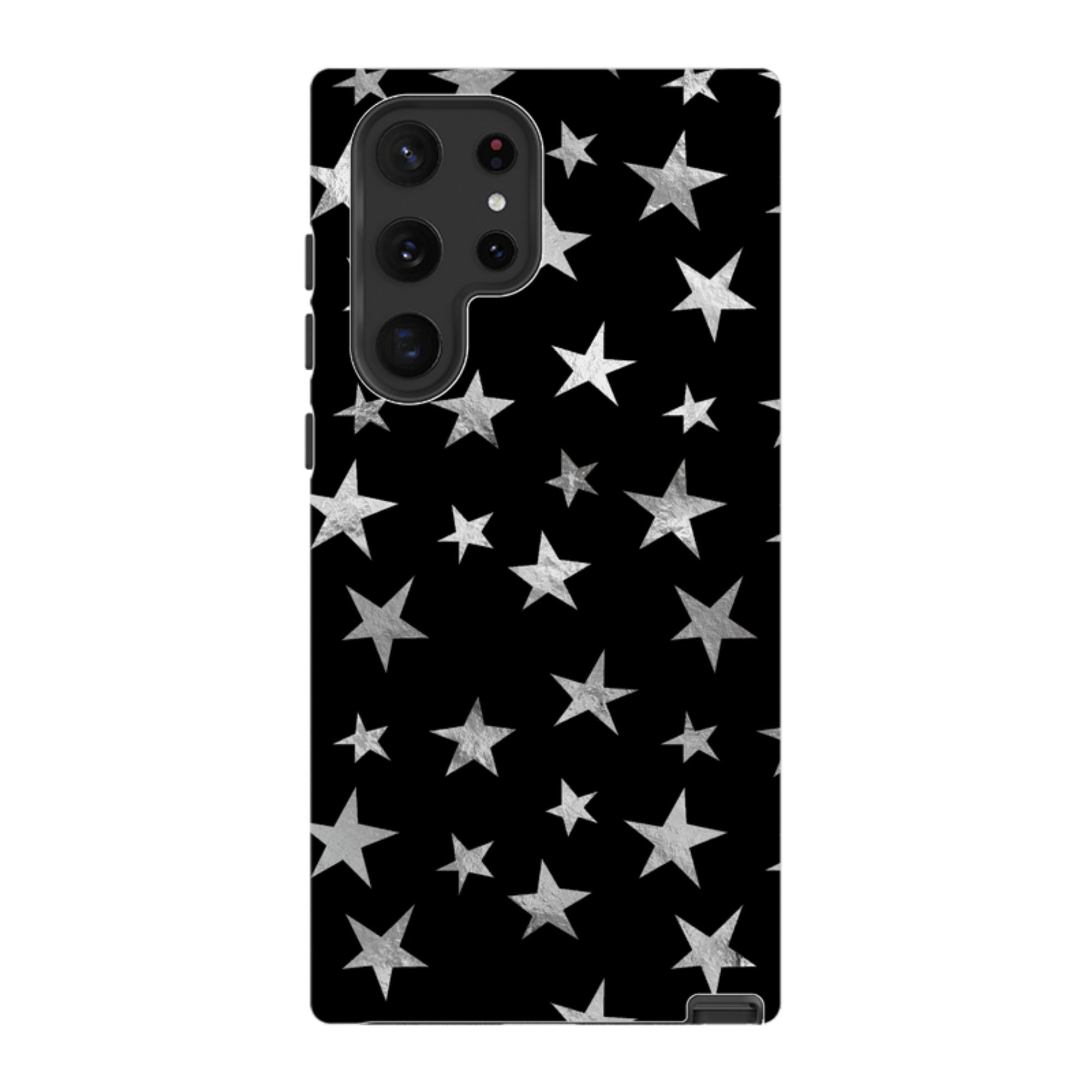 Samsung Tough Case - Black and Silver Stars
