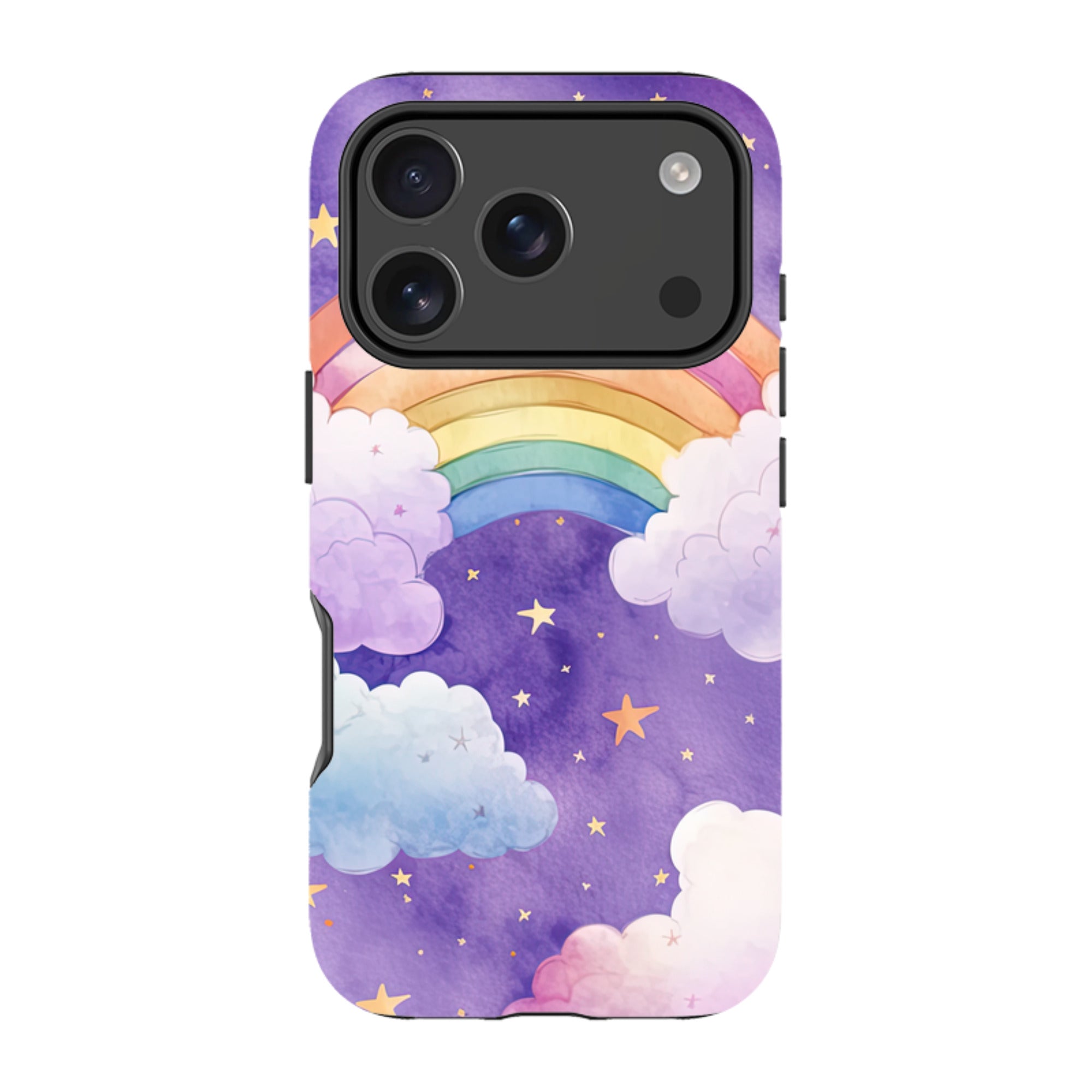 iPhone MagSafe Tough Case - Rainbow Clouds