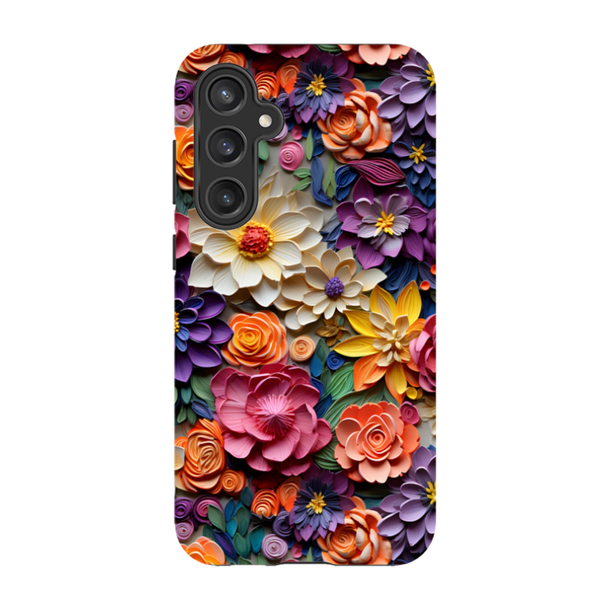 Samsung Tough Case - Violet Floral