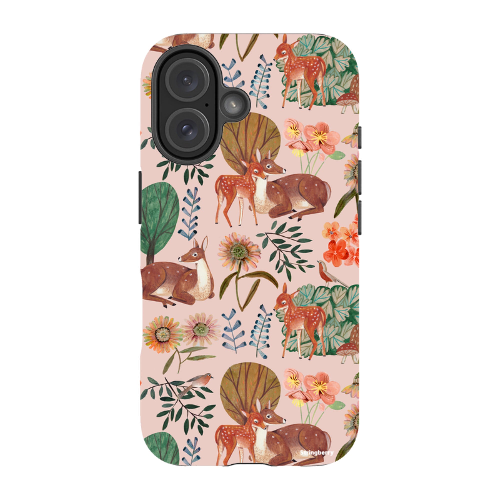 iPhone MagSafe Tough Case -  Deer Pattern By Caroline Bonne Muller