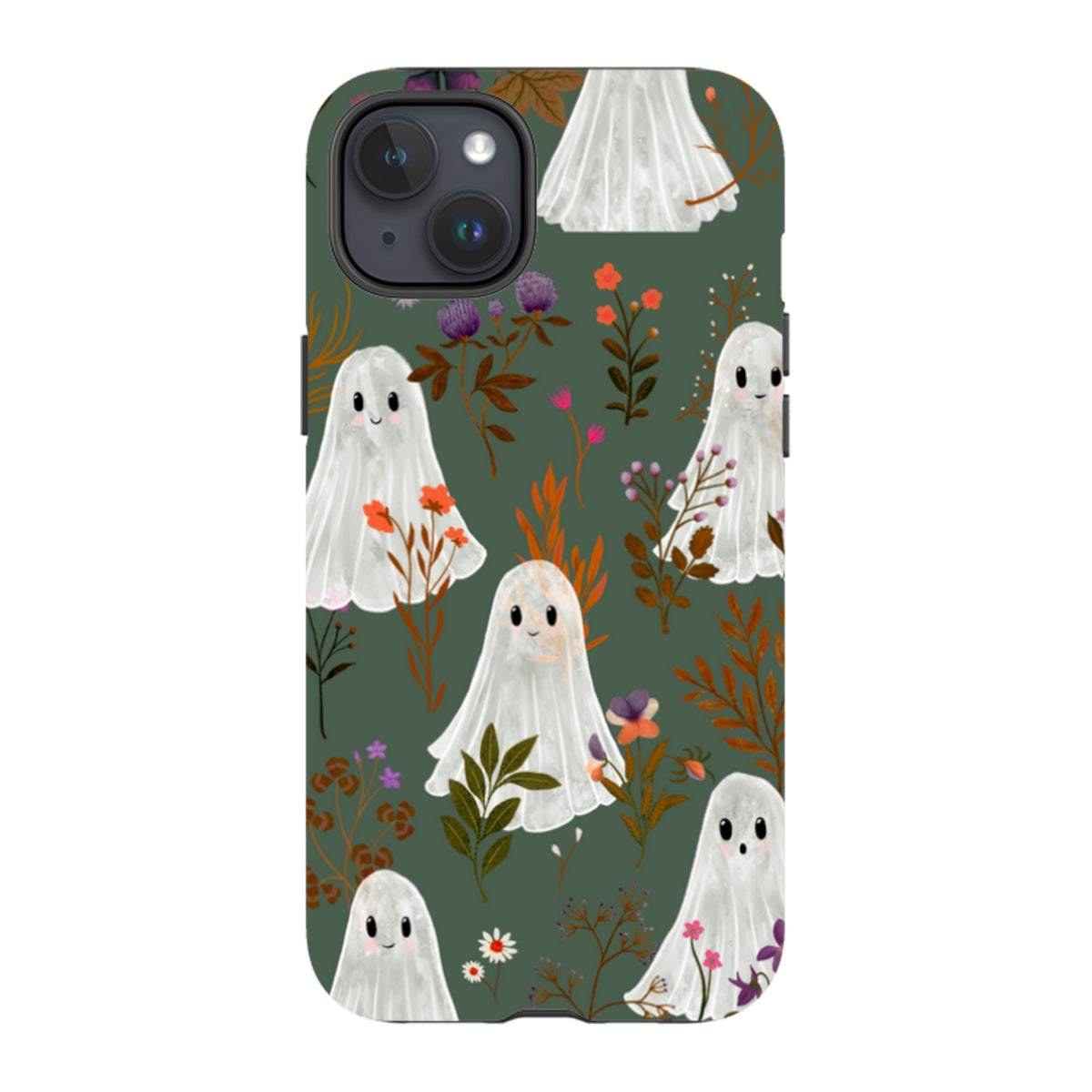 iPhone Tough Case - Ghost in the Garden - Pine By Katherine Quinn
