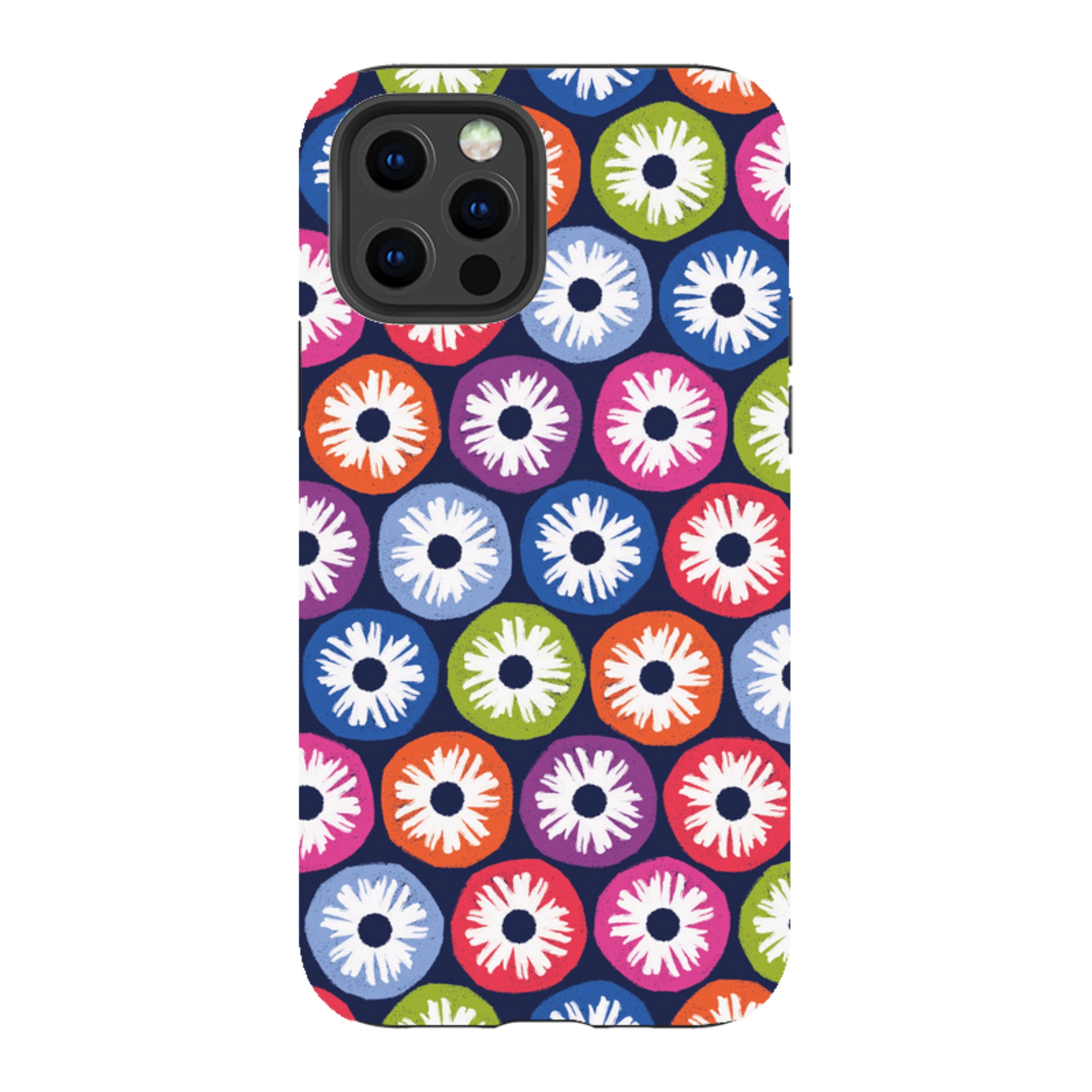 iPhone Tough Case - Penny Flowers Dark By Ali Brookes