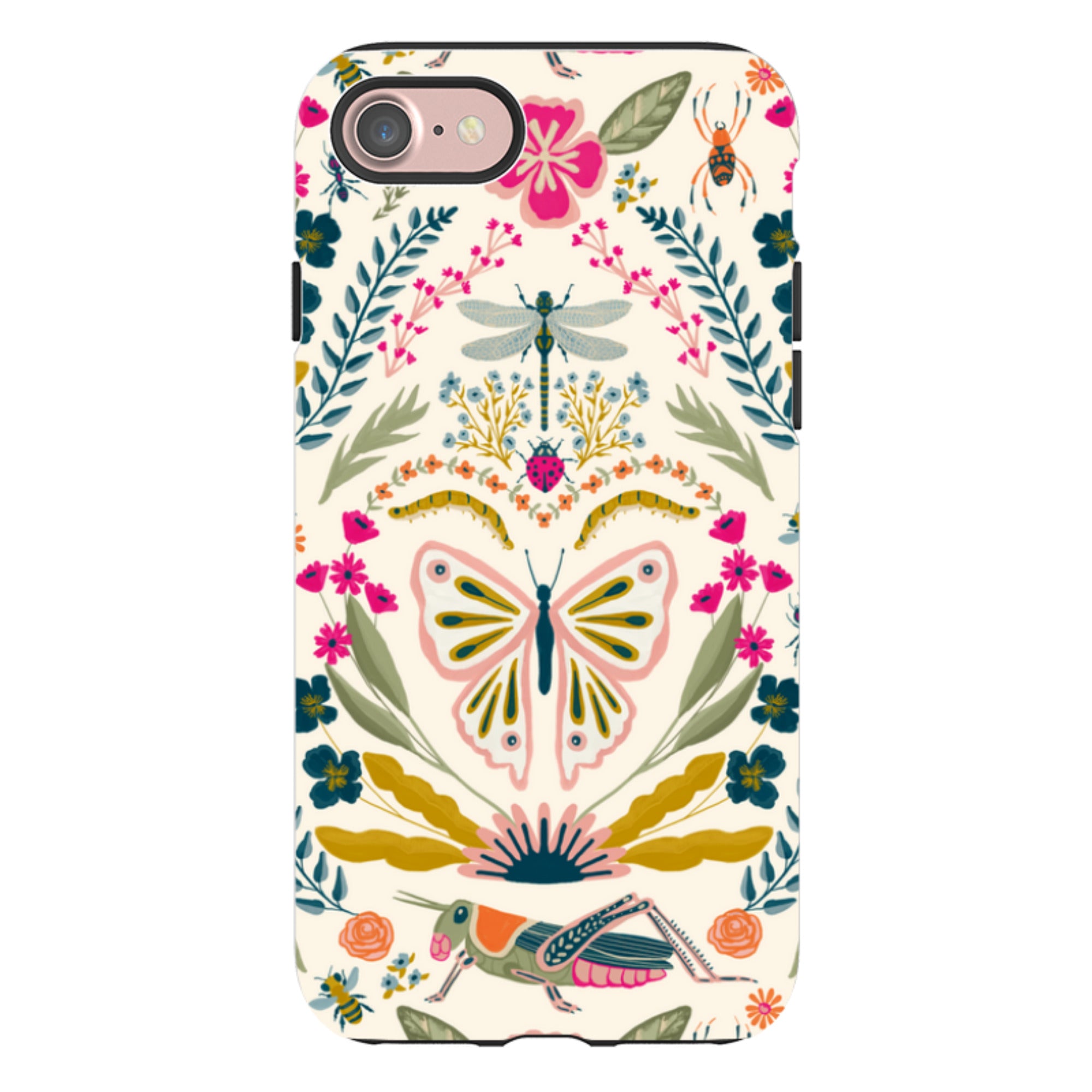 iPhone Case - Butterfly Floral By Abby Jacobs