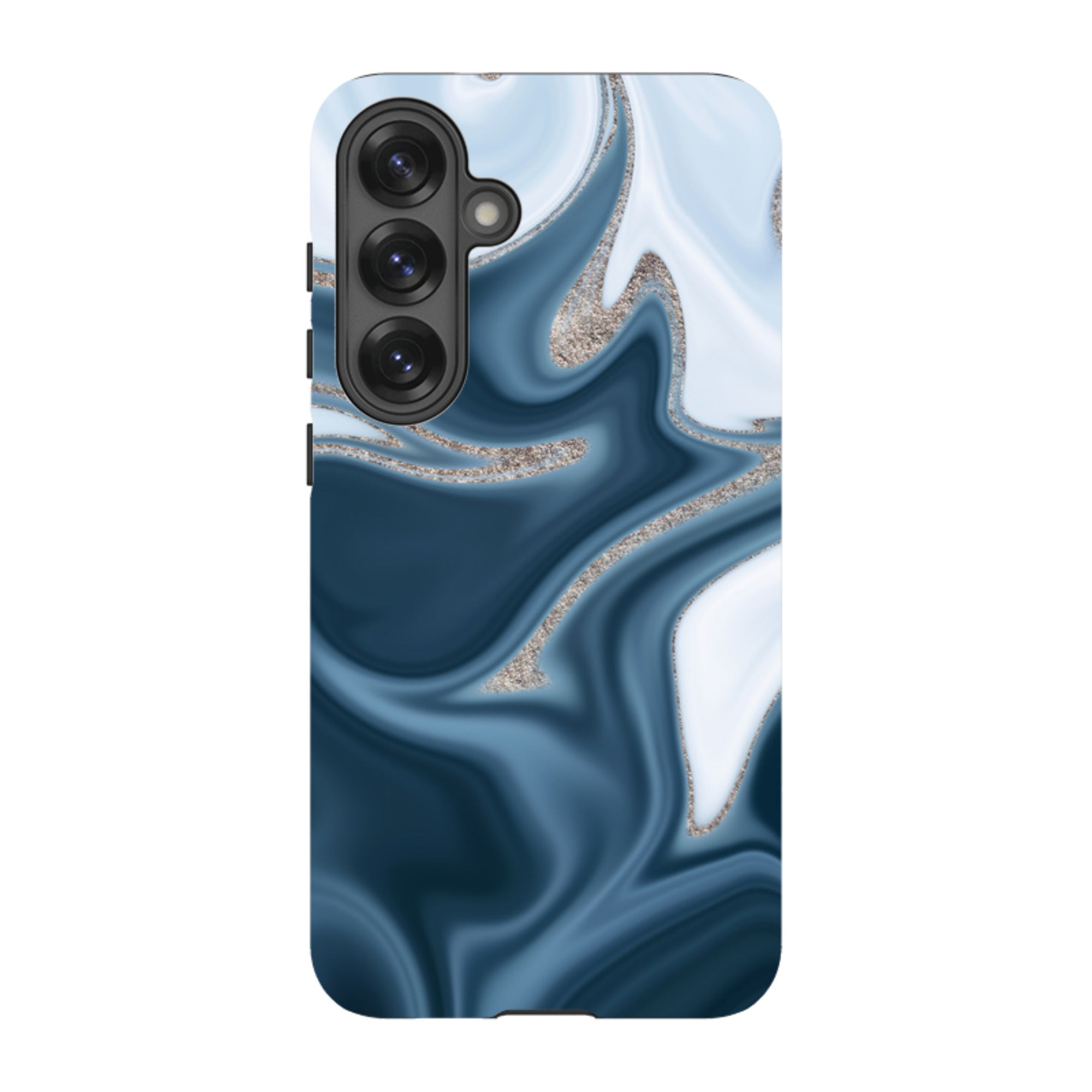 Samsung Tough Case - Blue Ice (case does not glitter)