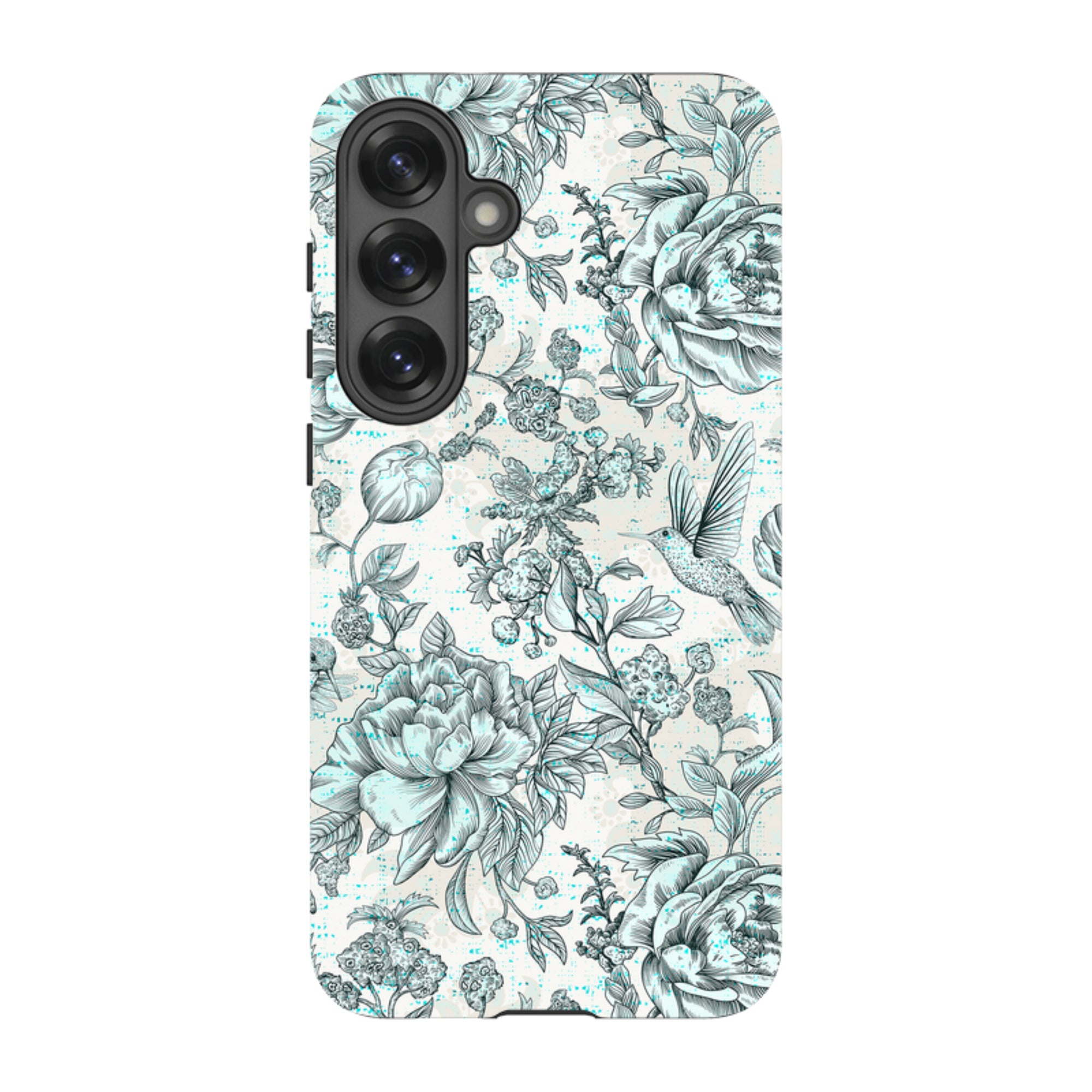 Samsung Tough Case - Blue peonies