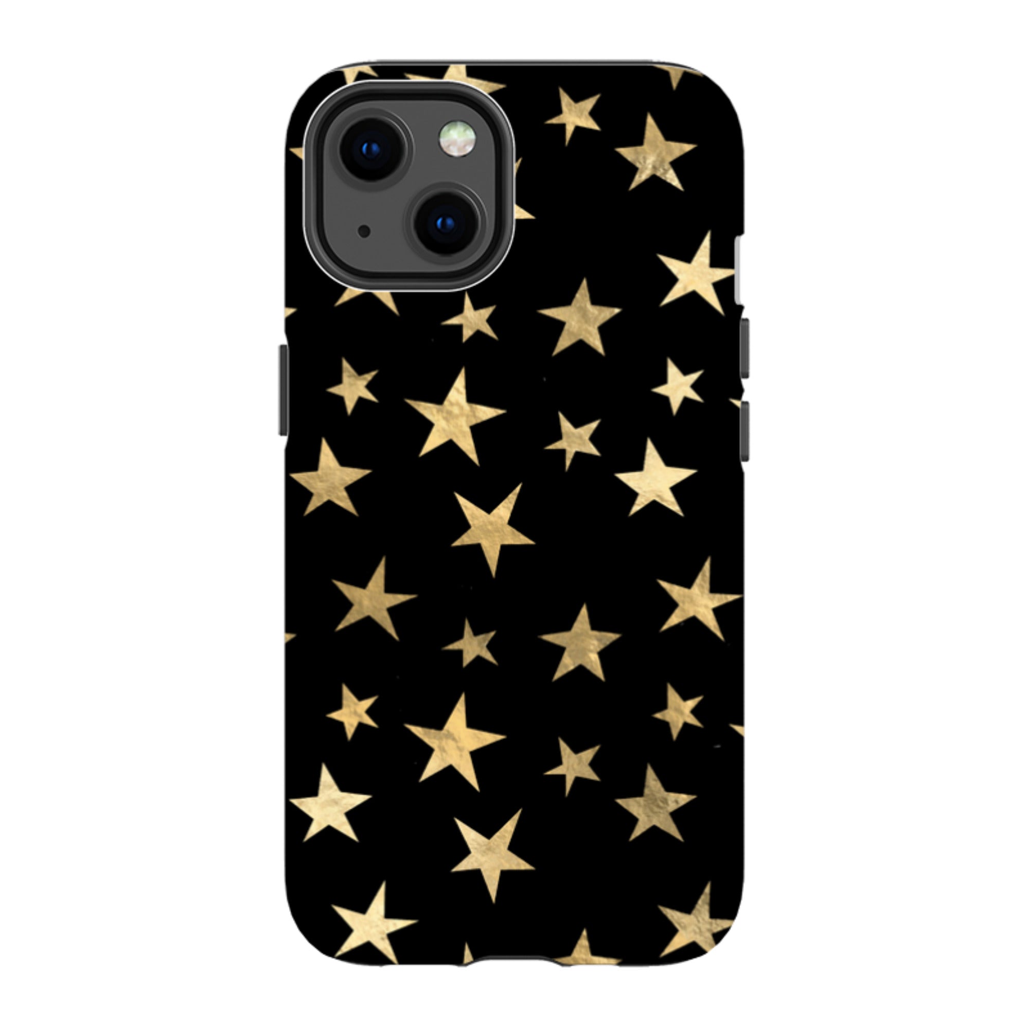 iPhone MagSafe Tough Case - Black and Gold Stars