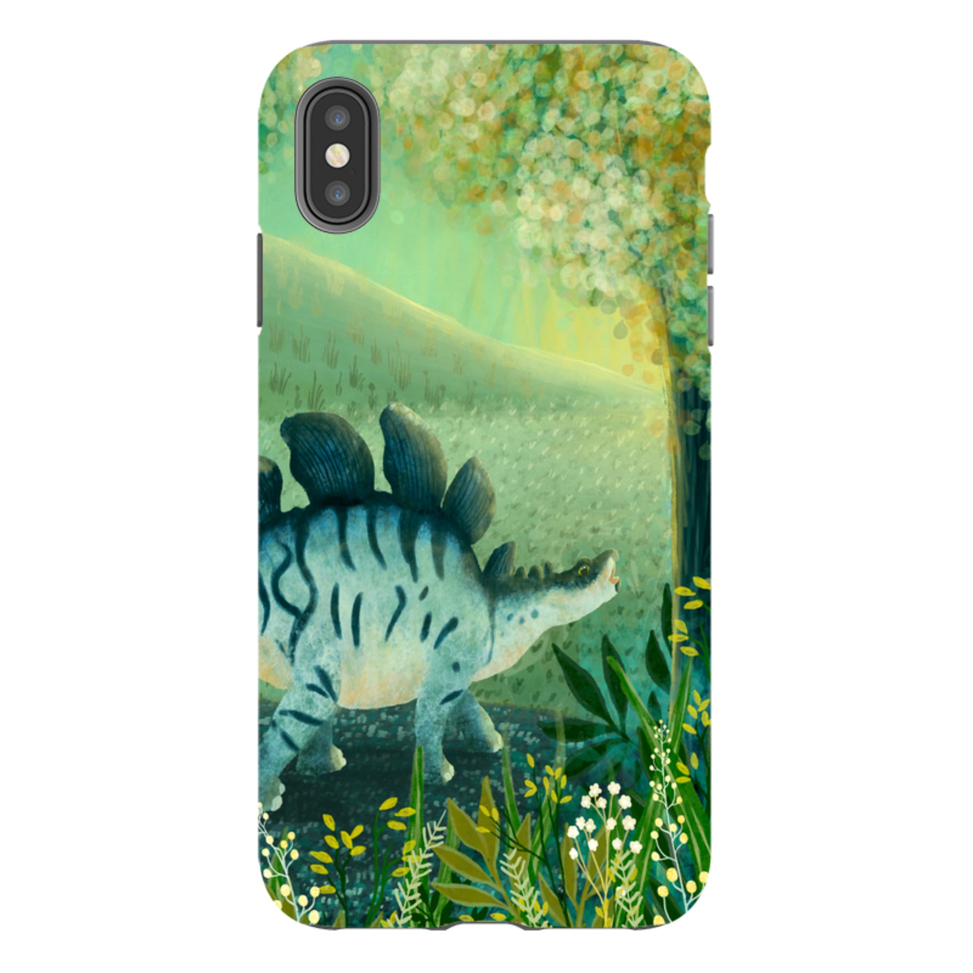 iPhone Tough Case - Dino Park By Katherine Quinn