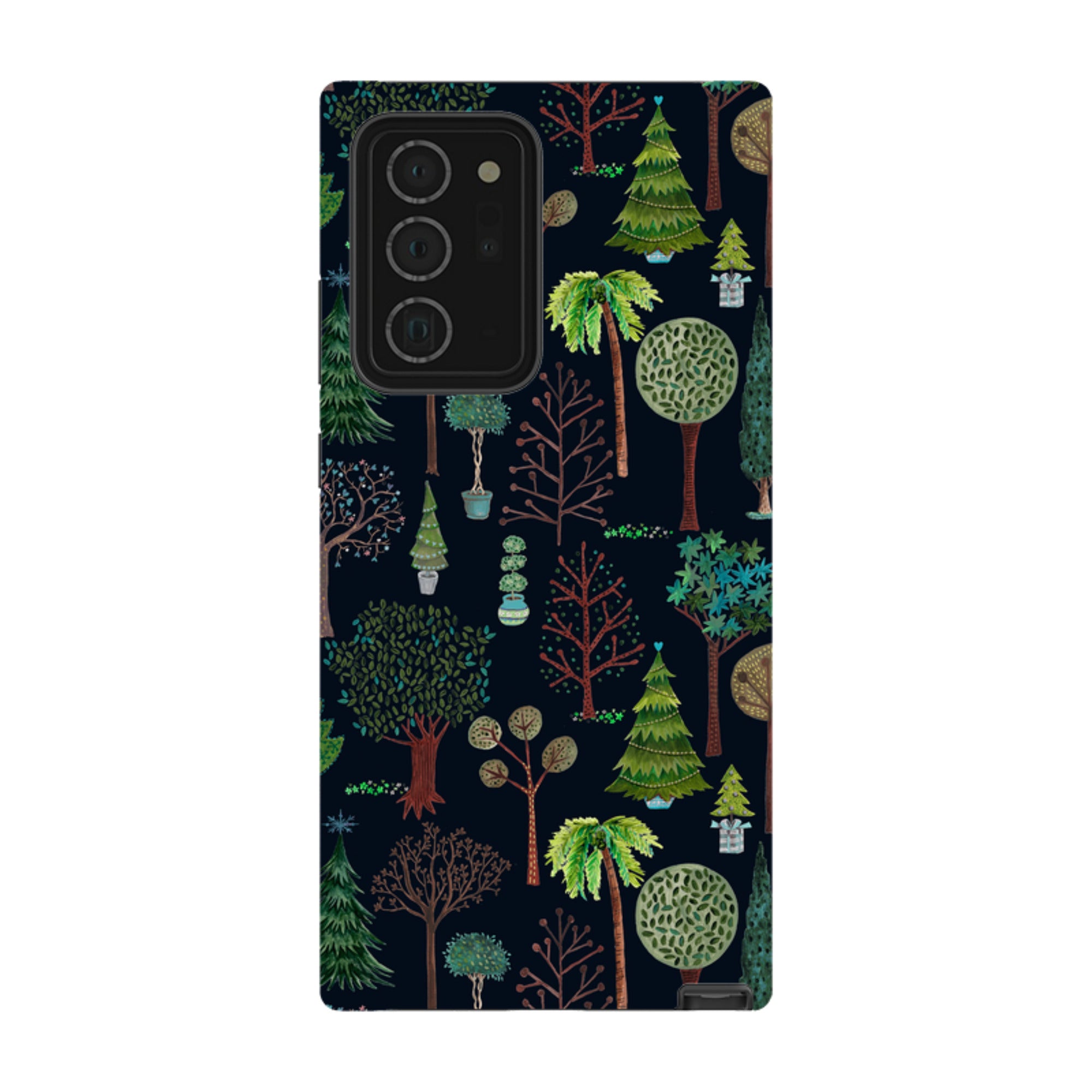 Samsung Tough Case - Xmas Trees Dark By Caroline Bonne Muller