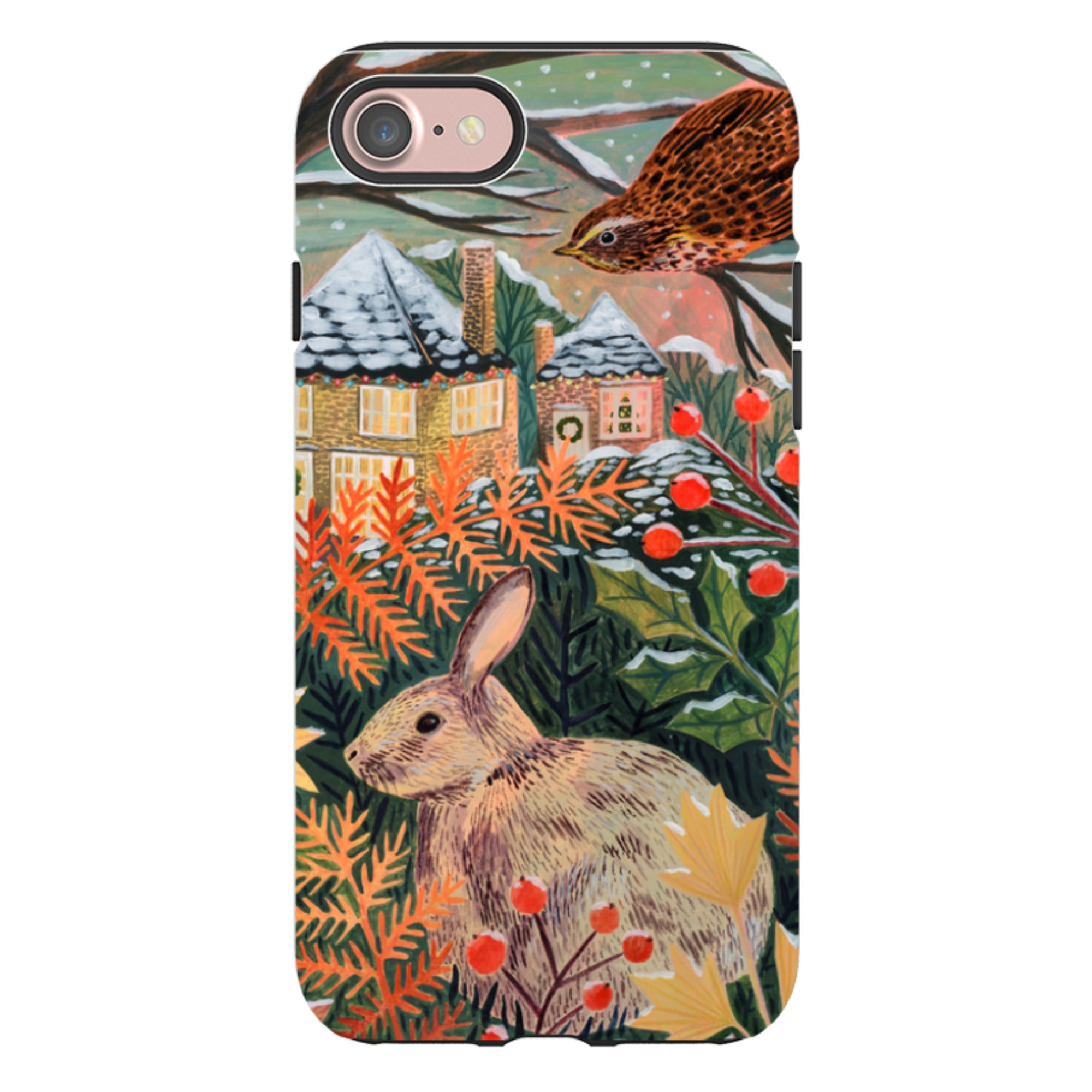 iPhone Tough Case - Rabbit By Lee Foster Wilson