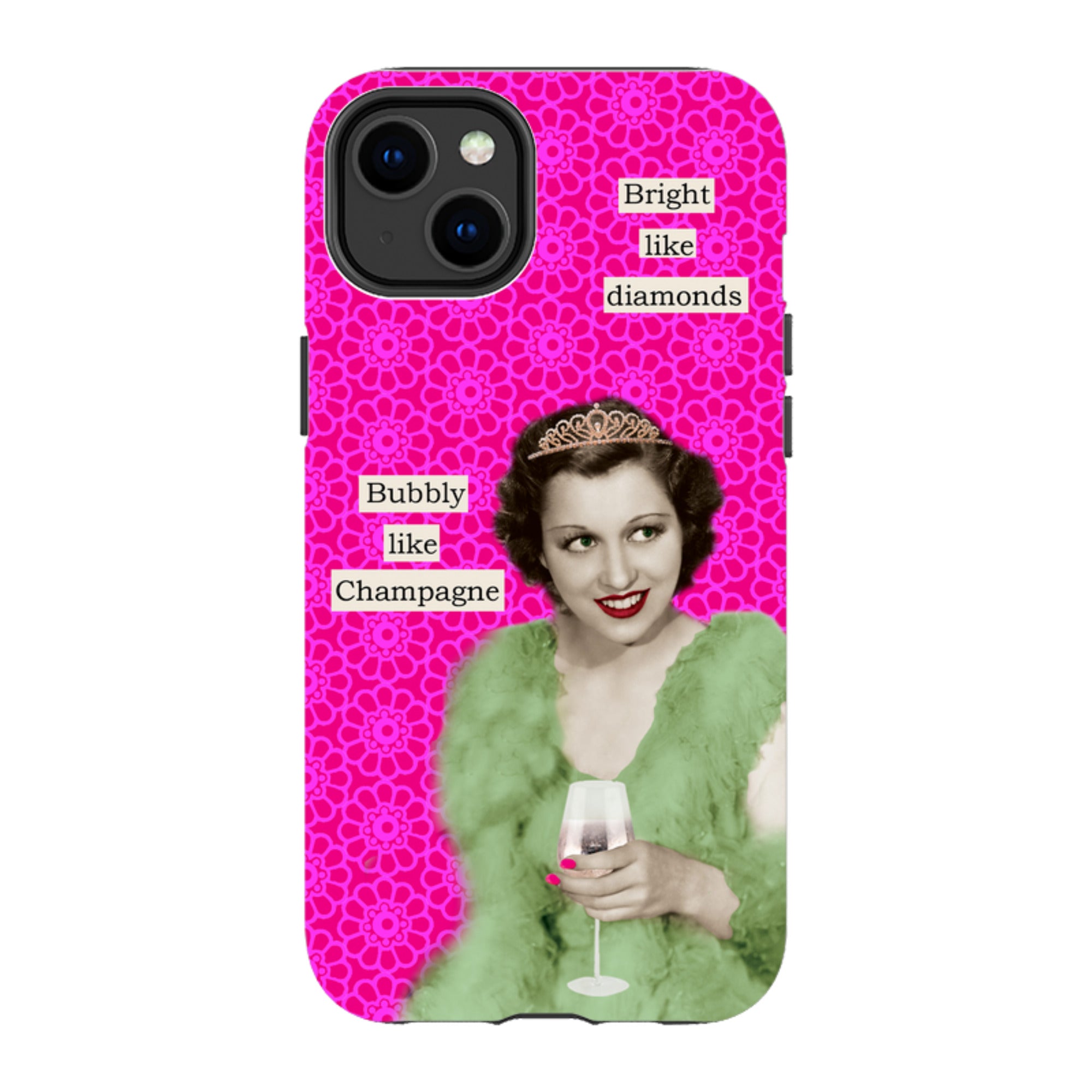iPhone Tough Case - Bright Like Diamonds By Clare Jordan