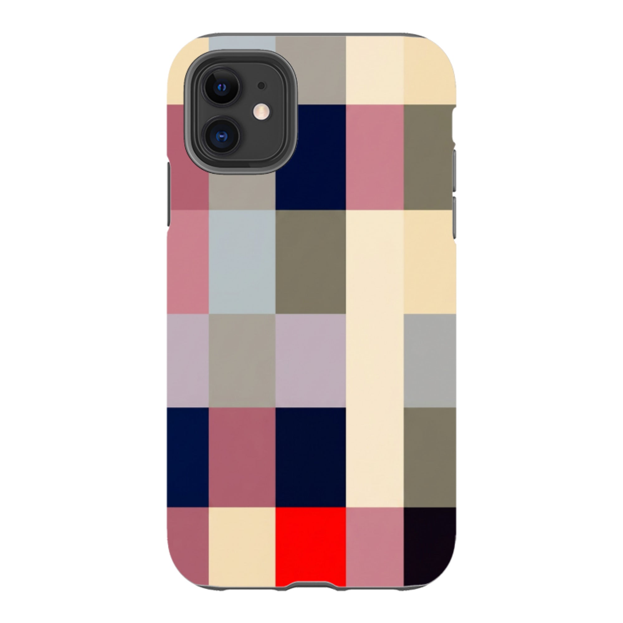 iPhone Tough Case - Retro Plaid