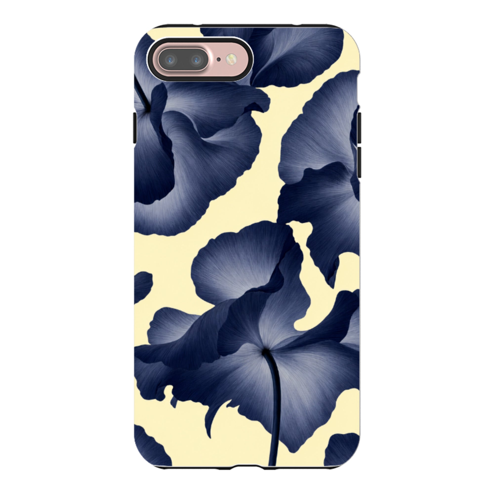 iPhone Tough Case - Navy Blue Poppy
