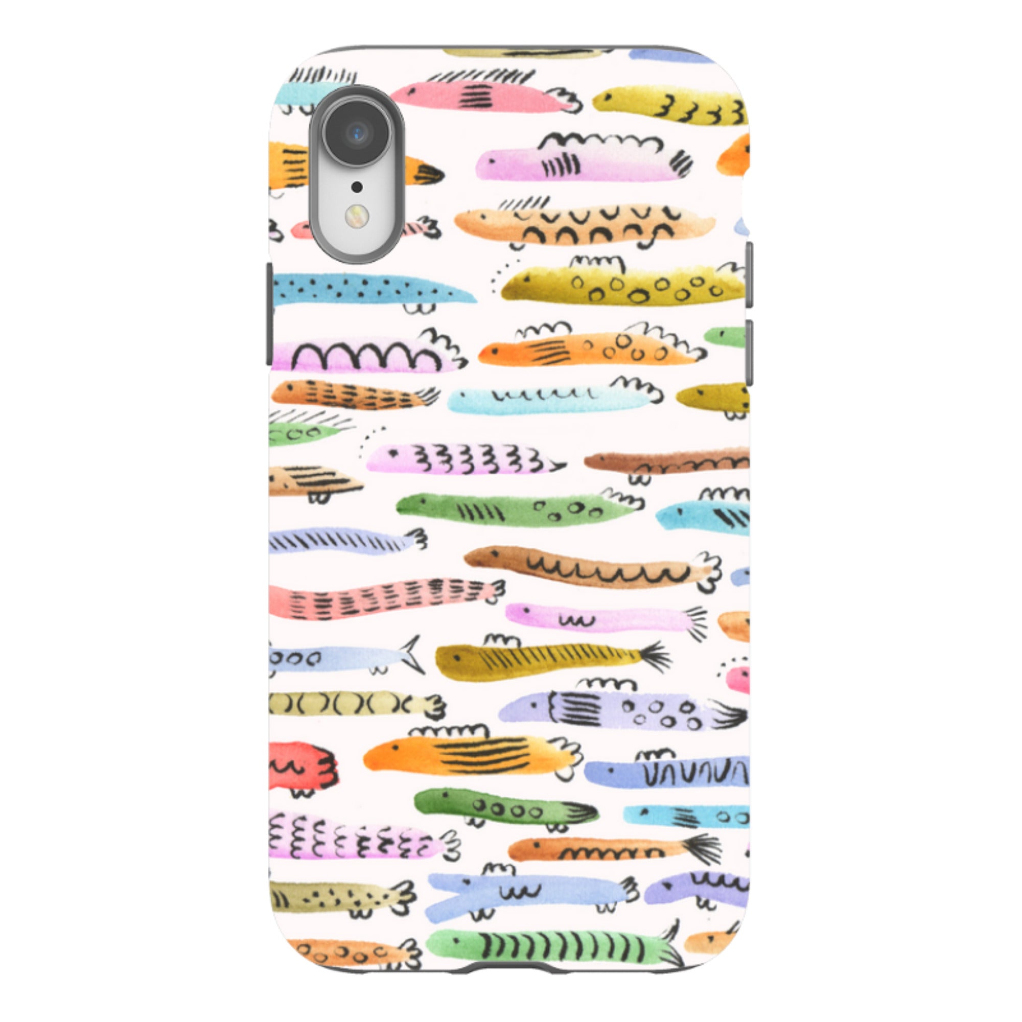iPhone Tough Case - Colourful Fishes By Gabriela Larios