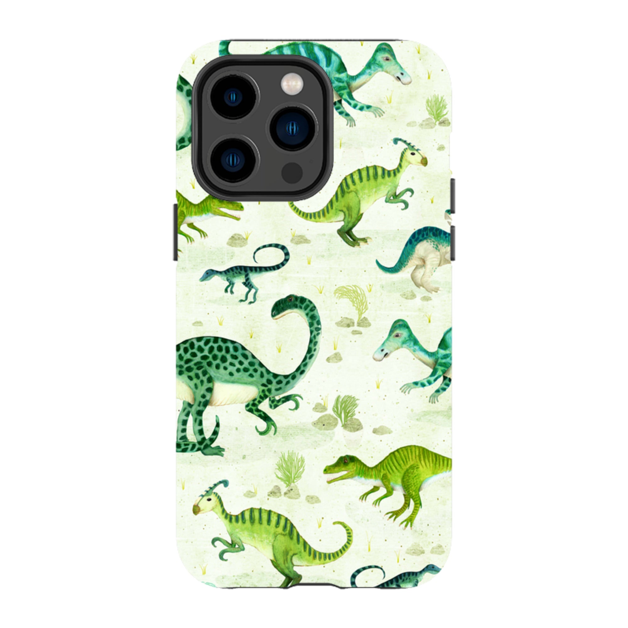 iPhone Tough Case - Dinoland By Katherine Quinn