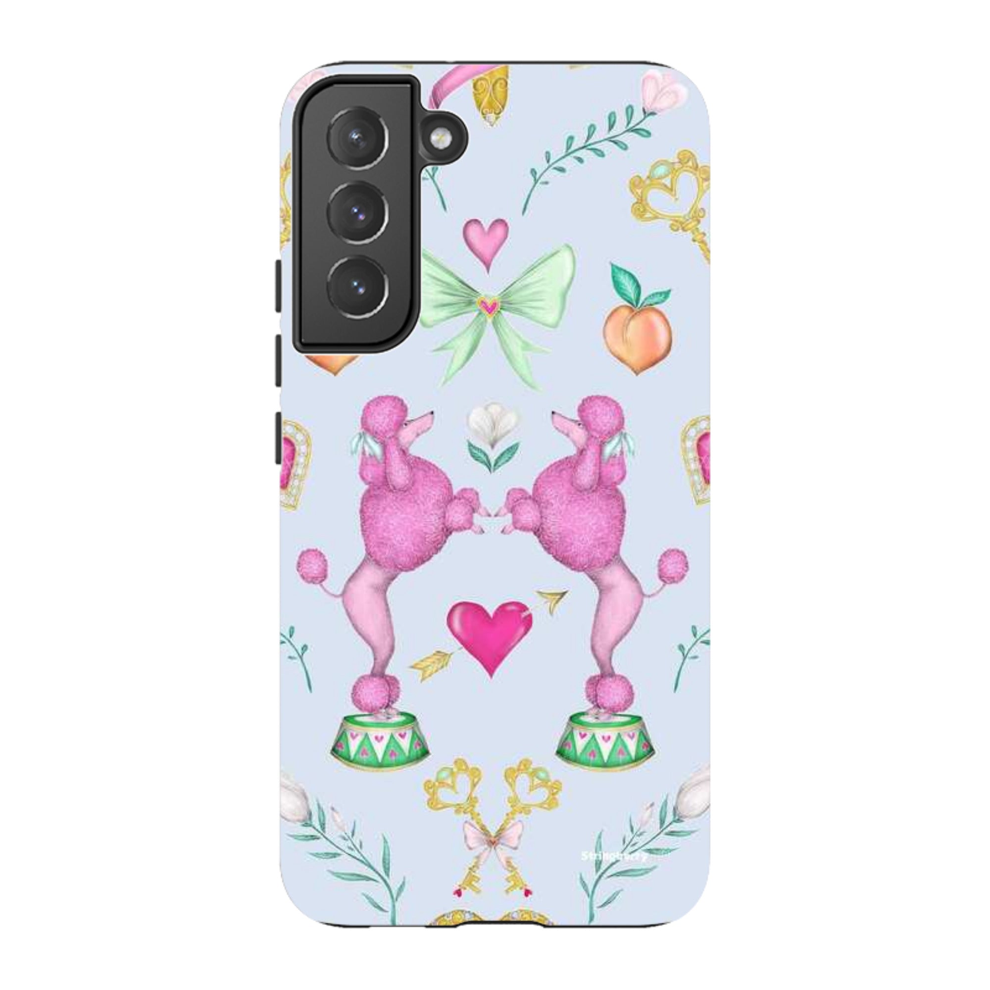 Samsung Tough Case - Pink Poodle Parlour Powder By Catherine Rowe