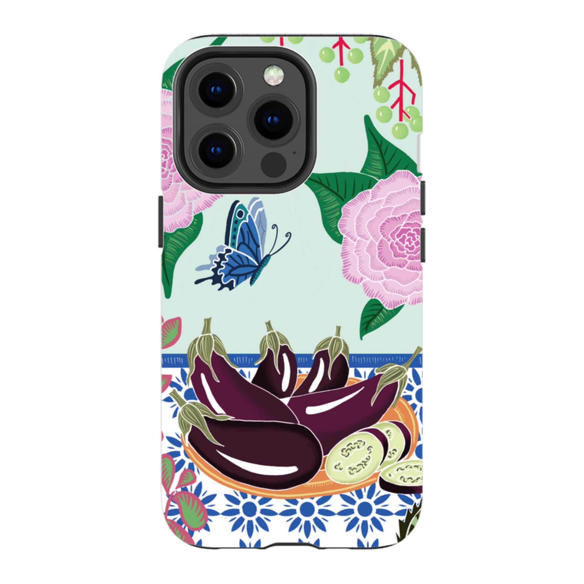 iPhone Tough Case - Aubergines By Kate Heiss