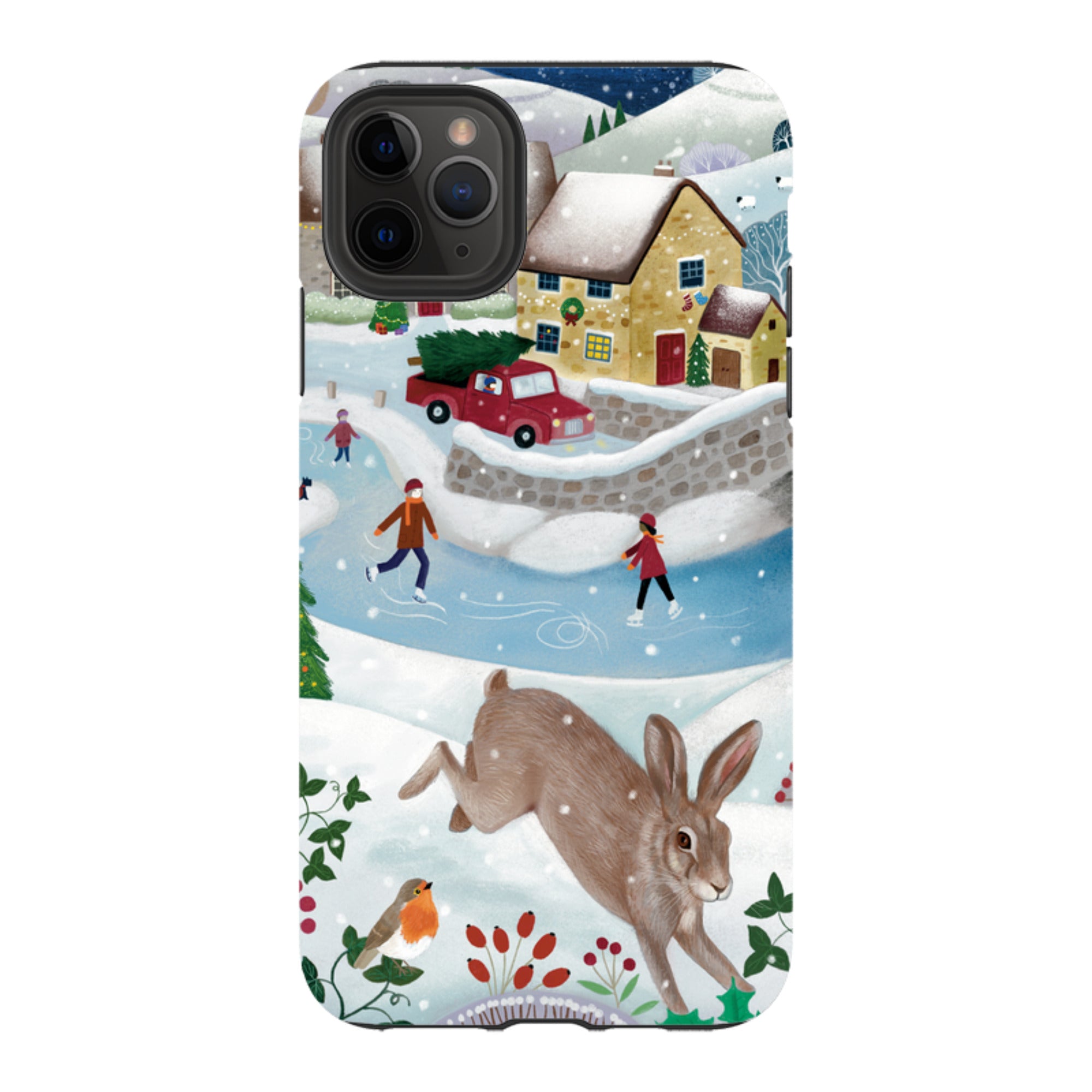 iPhone Tough Case - Advent Rabbit By Bex Parkin
