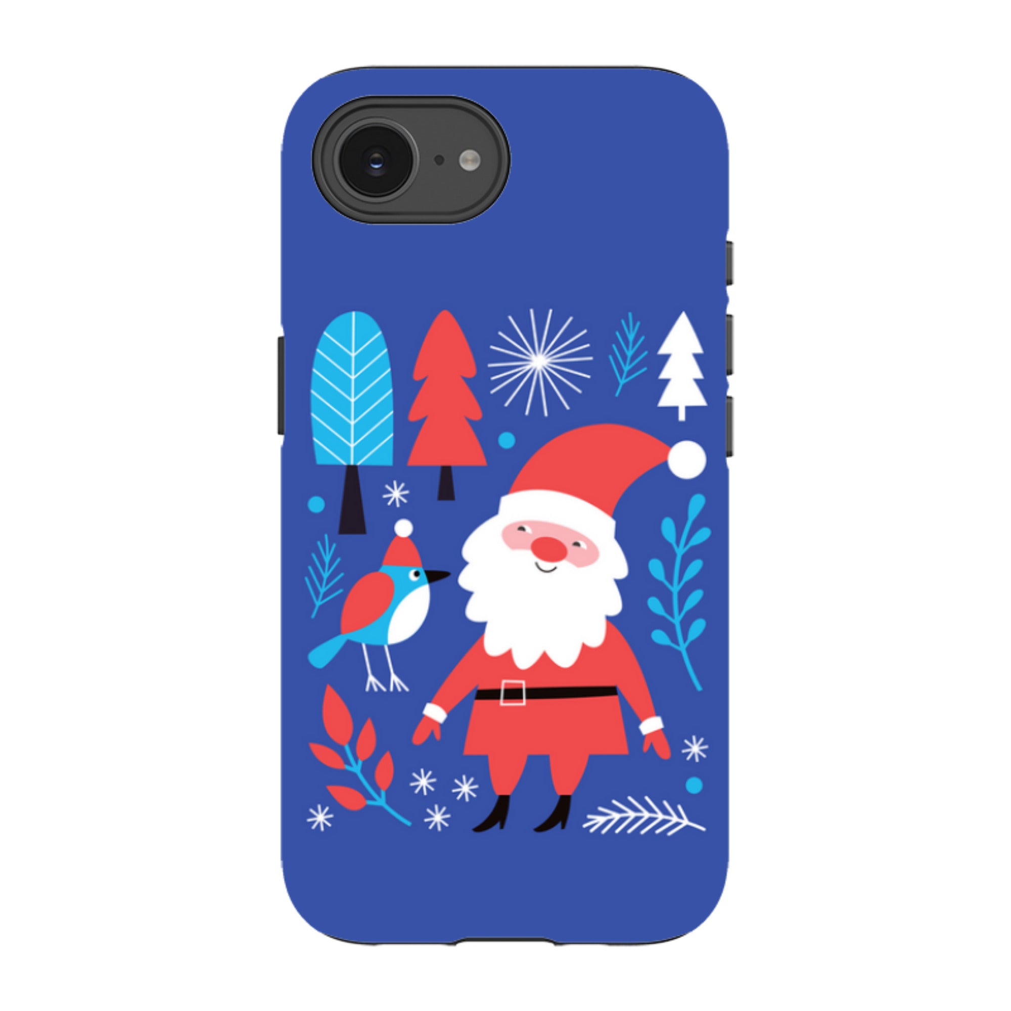 iPhone Tough Case - Santa And Bird