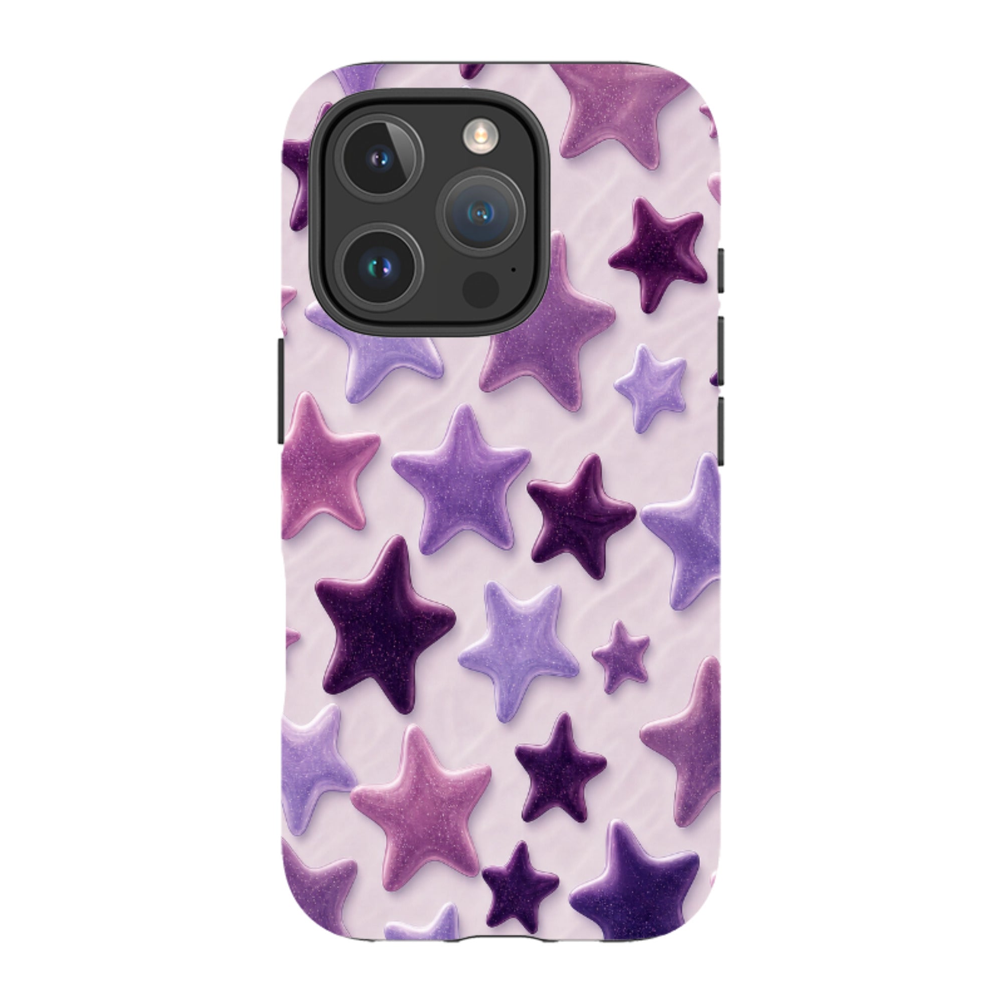 iPhone Tough Case - Lavender Purple Star
