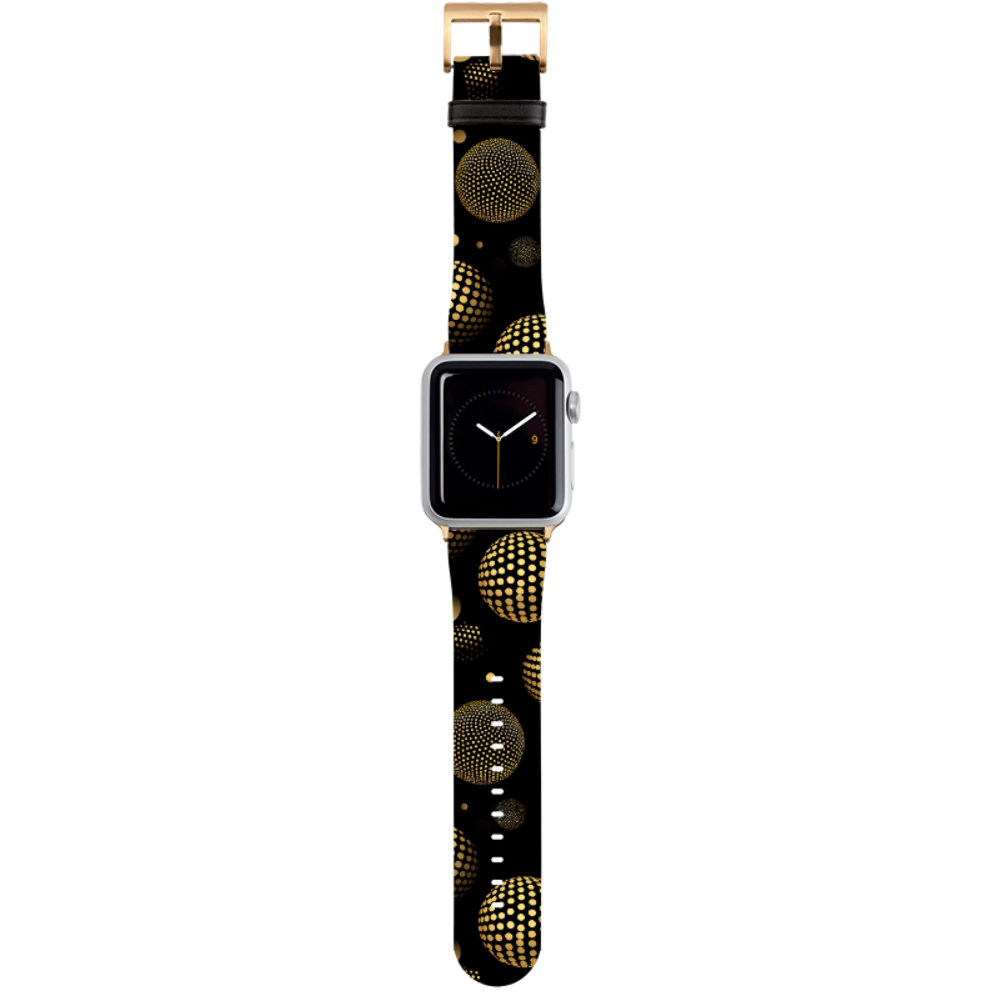 Dark Polka Apple Watch Strap