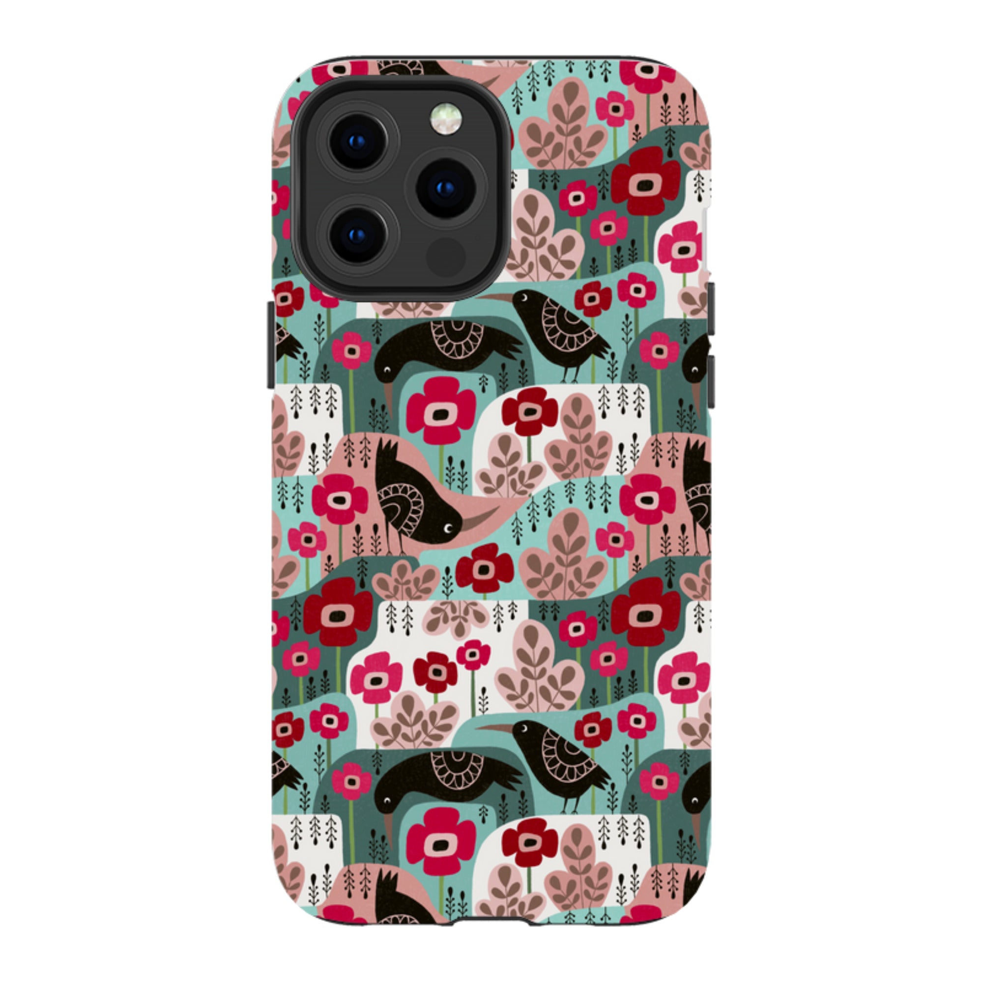 iPhone Tough Case - Poppies And Crow By Suzy Taylor