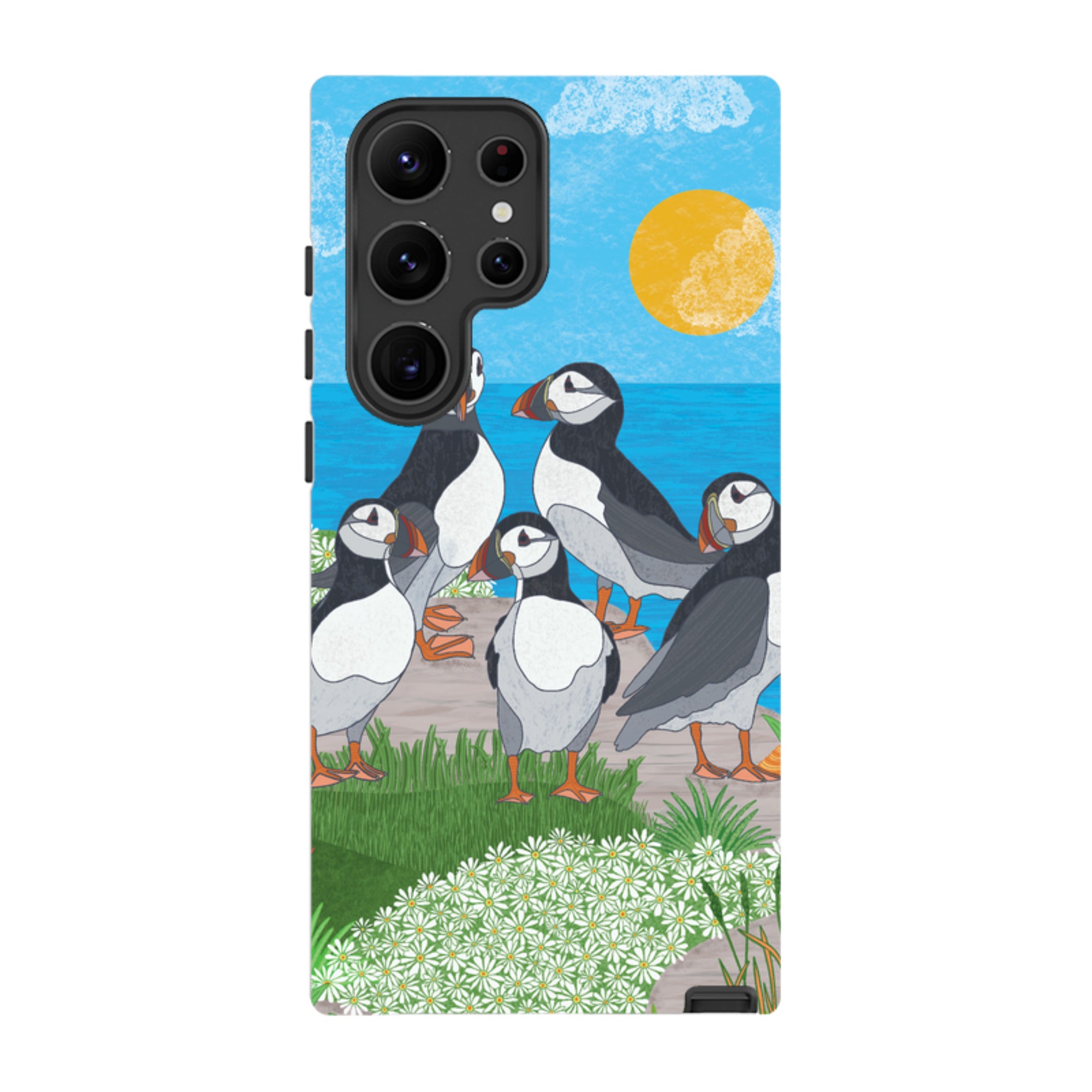 Samsung Tough Case - Puffins By Natalie Pedetti Prack