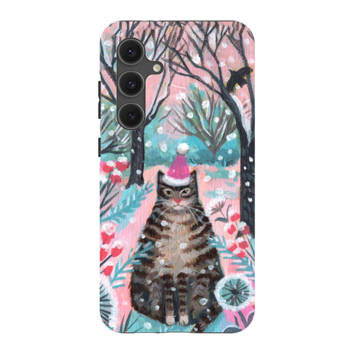 Samsung Tough Case - Snow Tabby By Mary Stubberfield