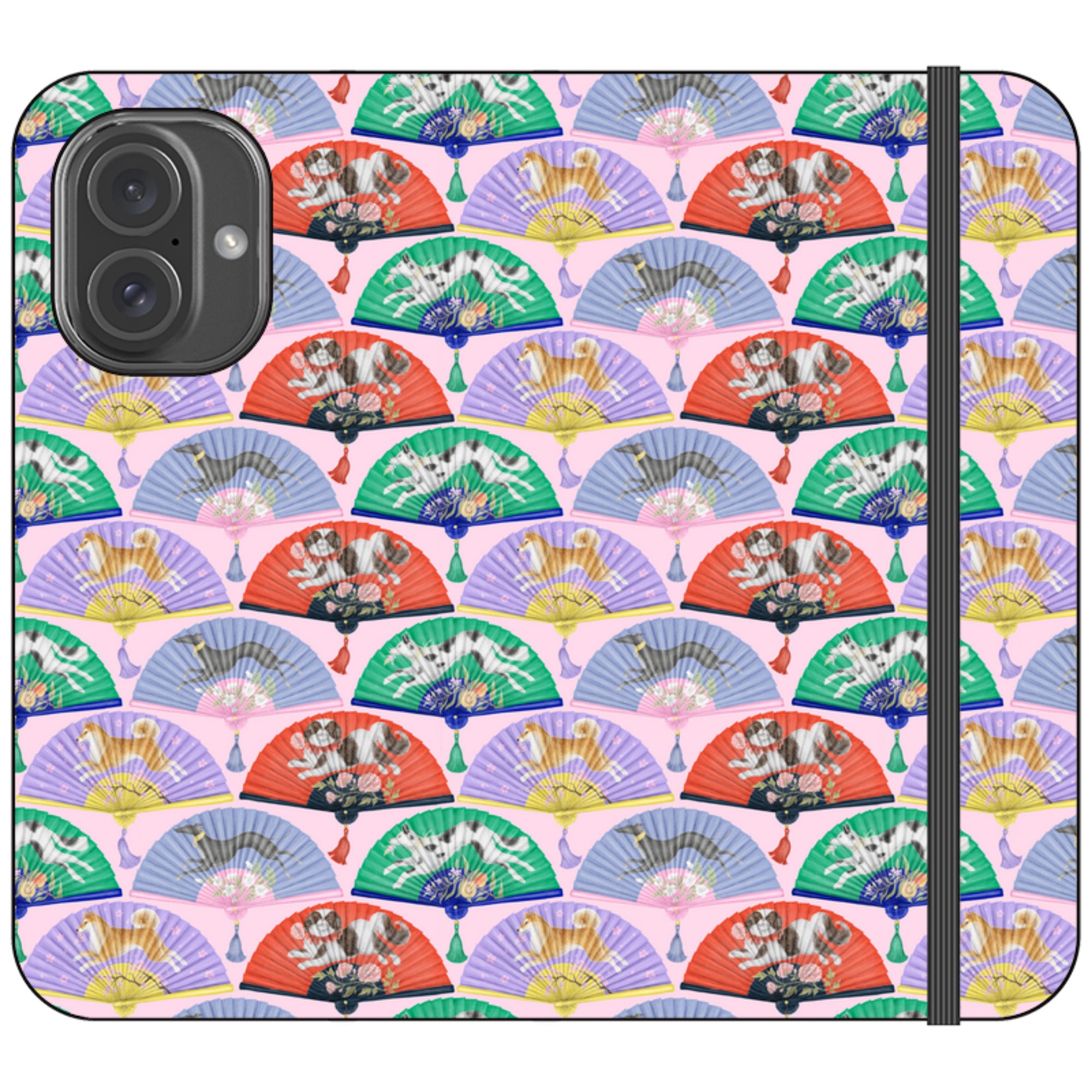 Dog Fan Wallet Case By Catherine Rowe