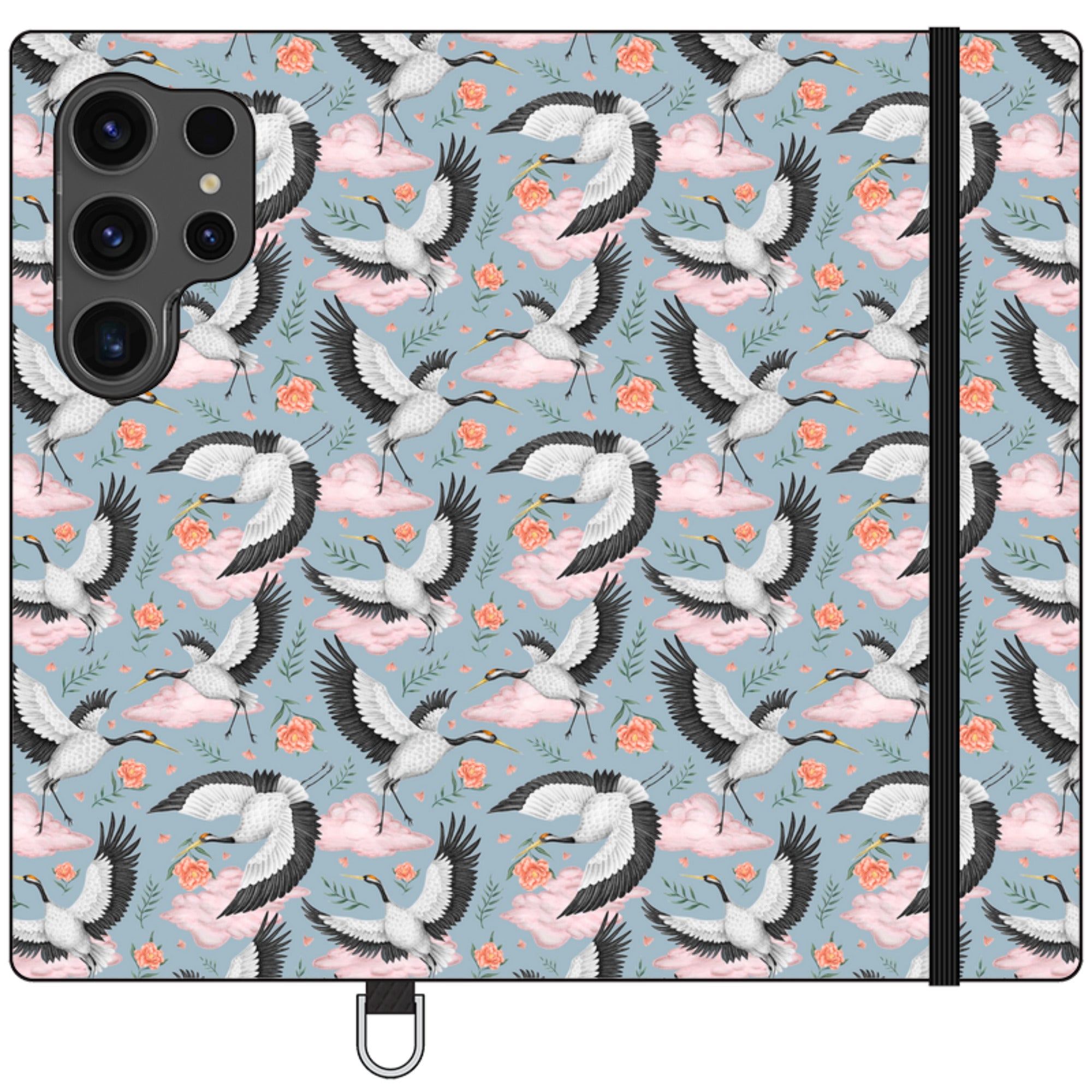 Flight of the Cranes Wallet Case By Catherine Rowe
