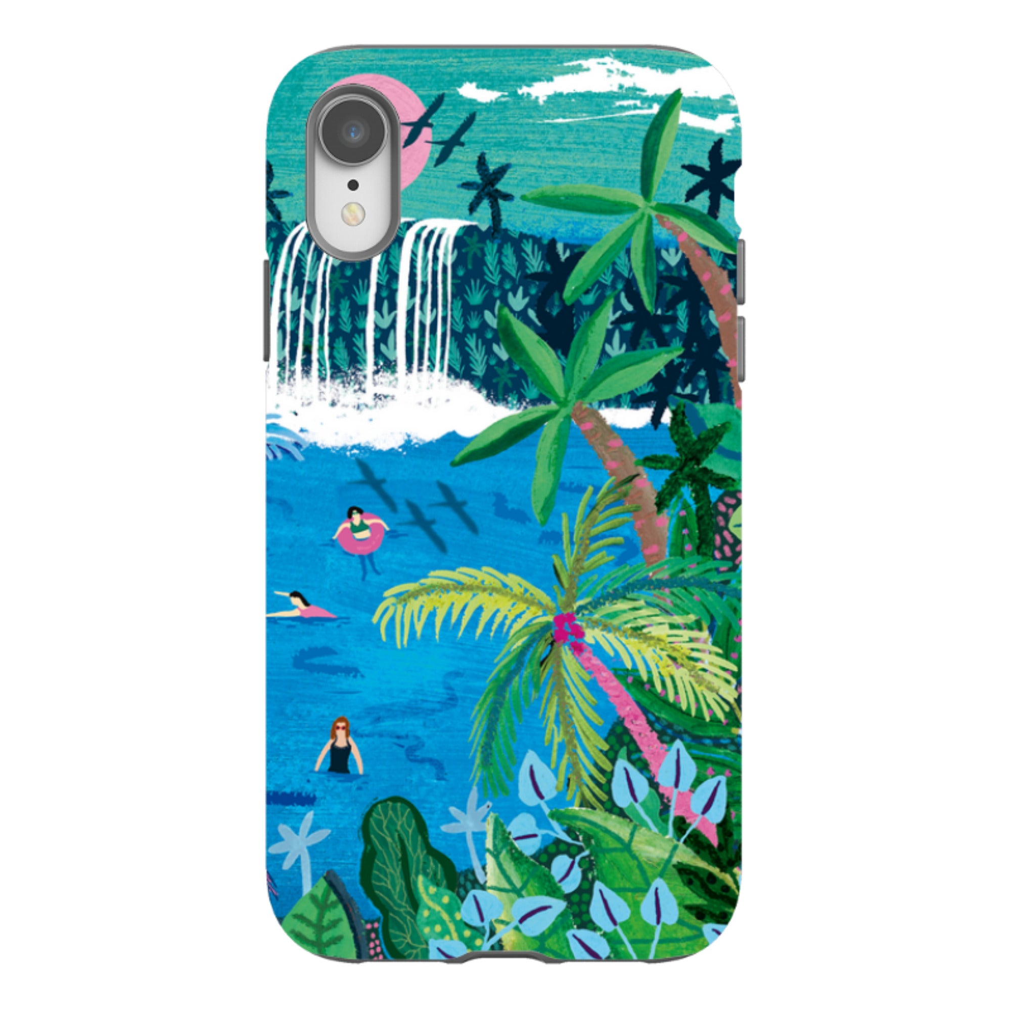 iPhone Tough Case - Palm Pool II By Emma Frances Grant