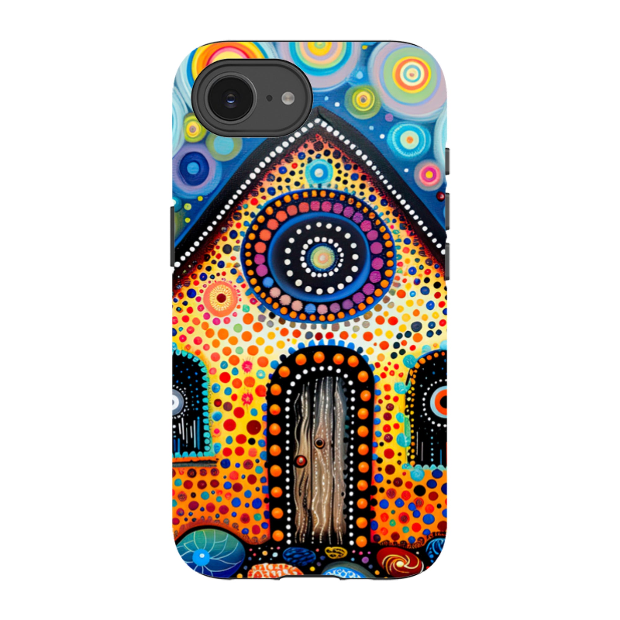 iPhone Case - Folk Art House III