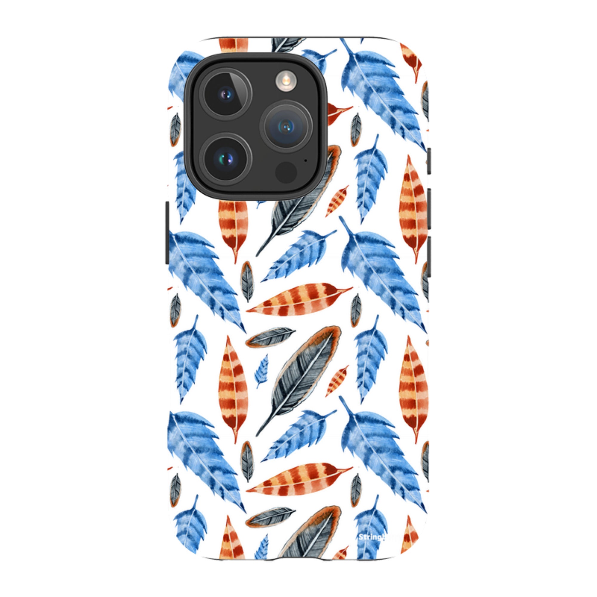 iPhone MagSafe Tough Case - Multi Feathers