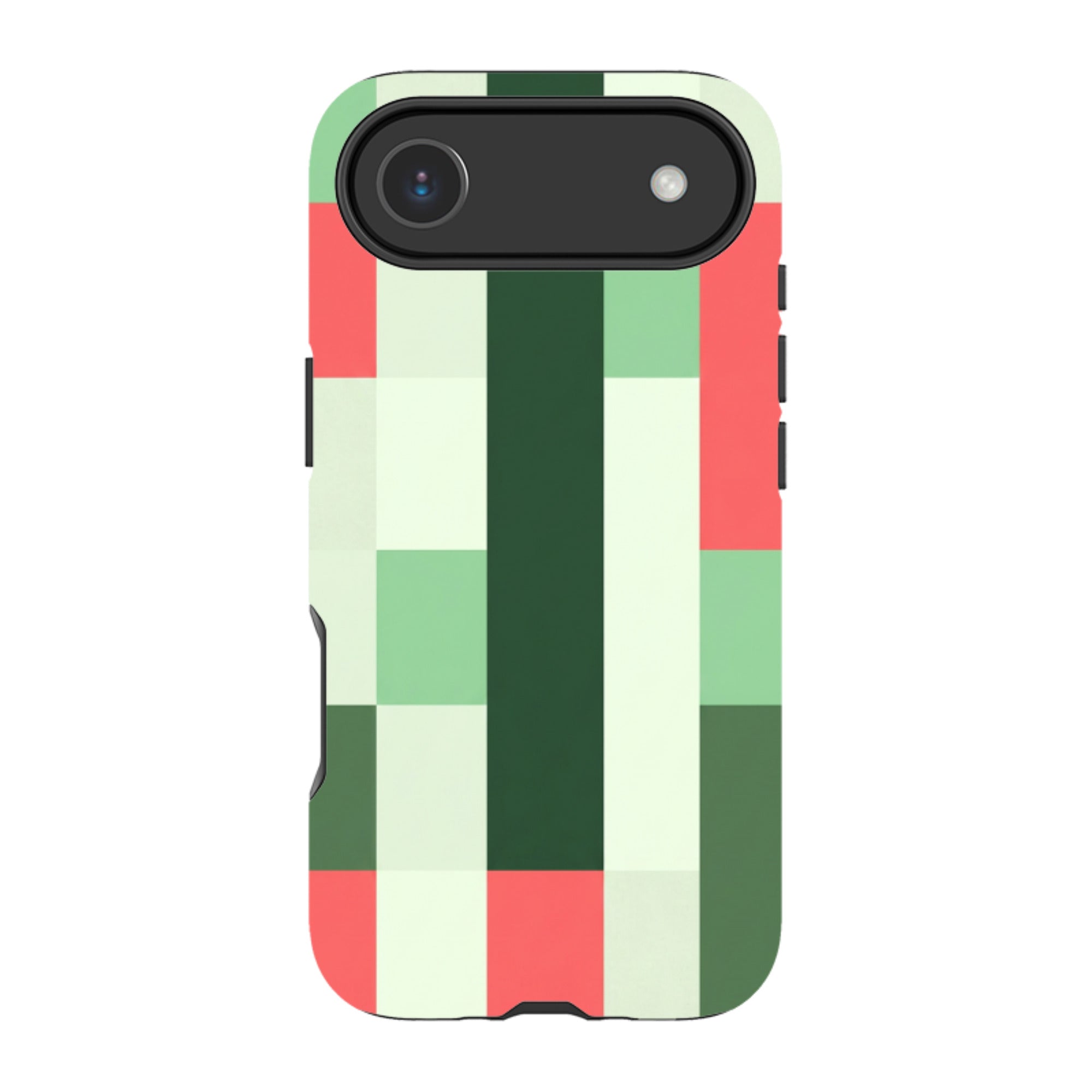 iPhone MagSafe Tough Case - Retro Abstract Gingham