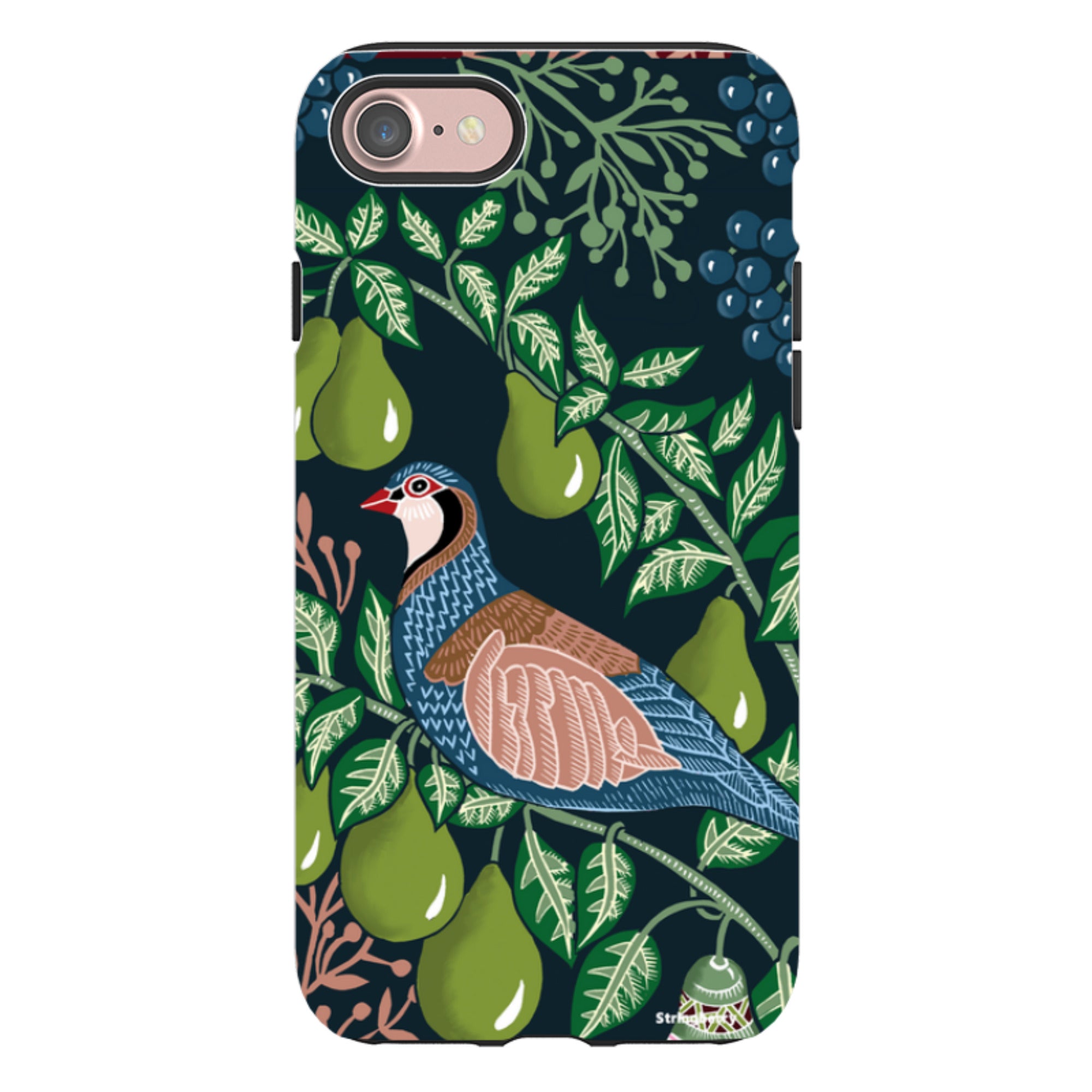 iPhone Tough Case - Partridge In Pear Tree By Kate Heiss