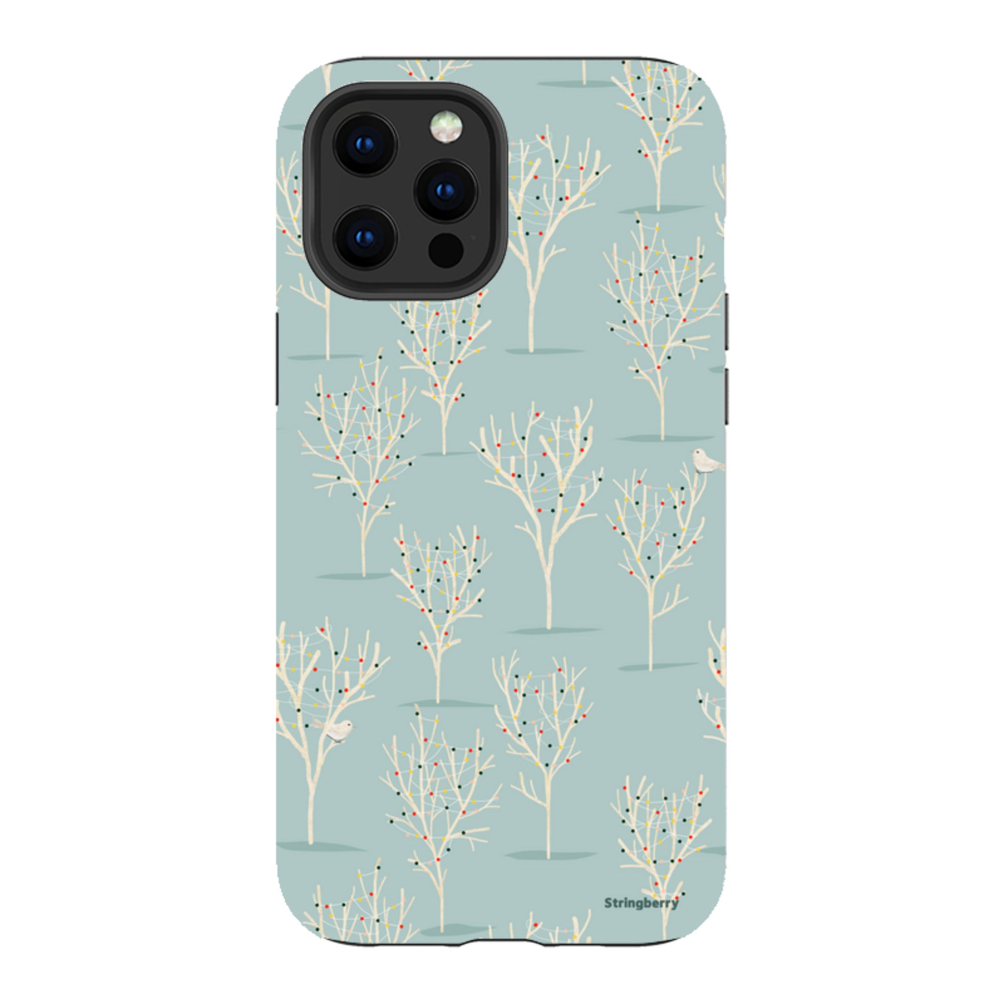 iPhone Tough Case - Winter Forest By Katherine Quinn