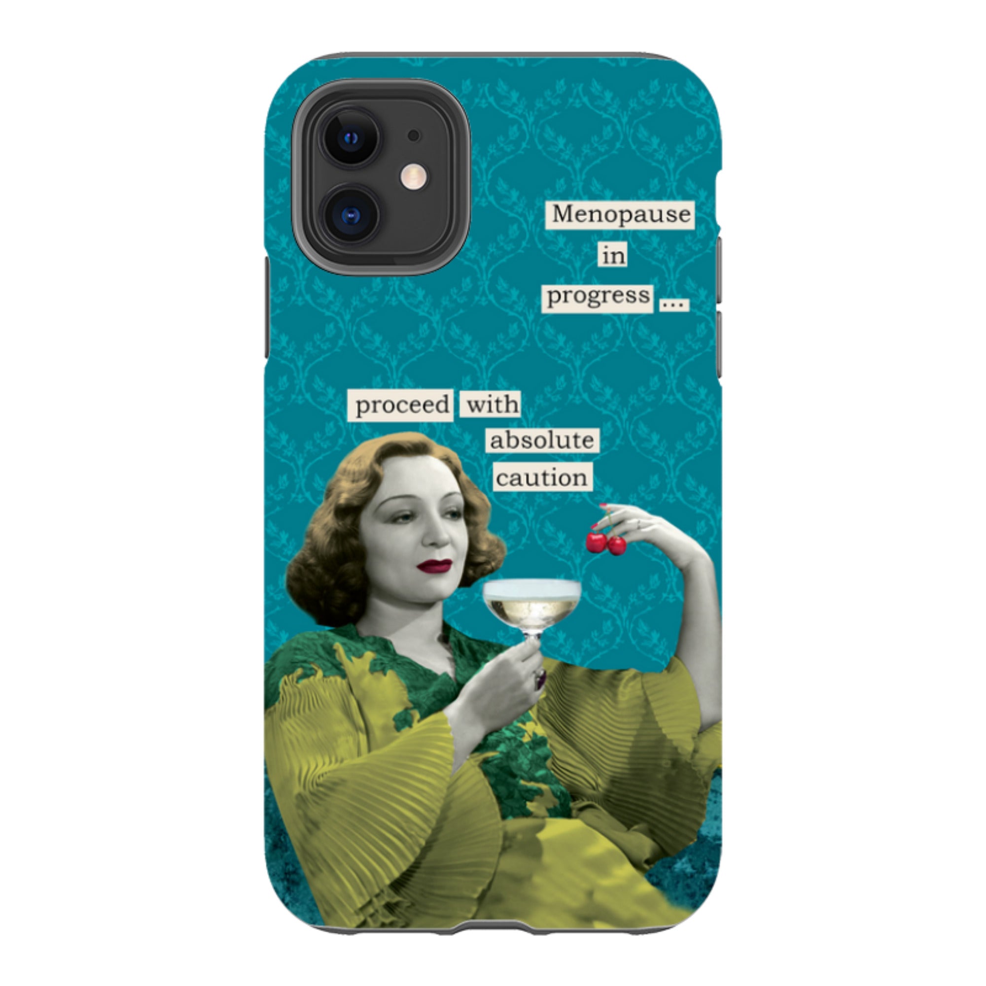 iPhone Tough Case - Menopause In Progress By Clare Jordan