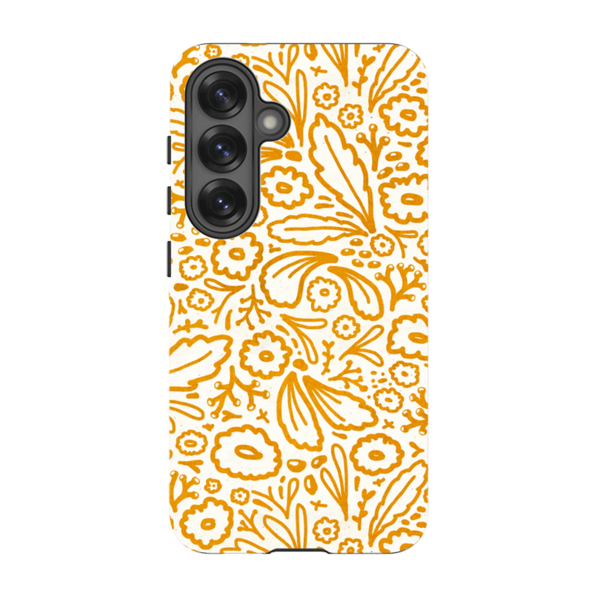 Samsung Tough Case - Wind Fall Mustard By Katherine Quinn