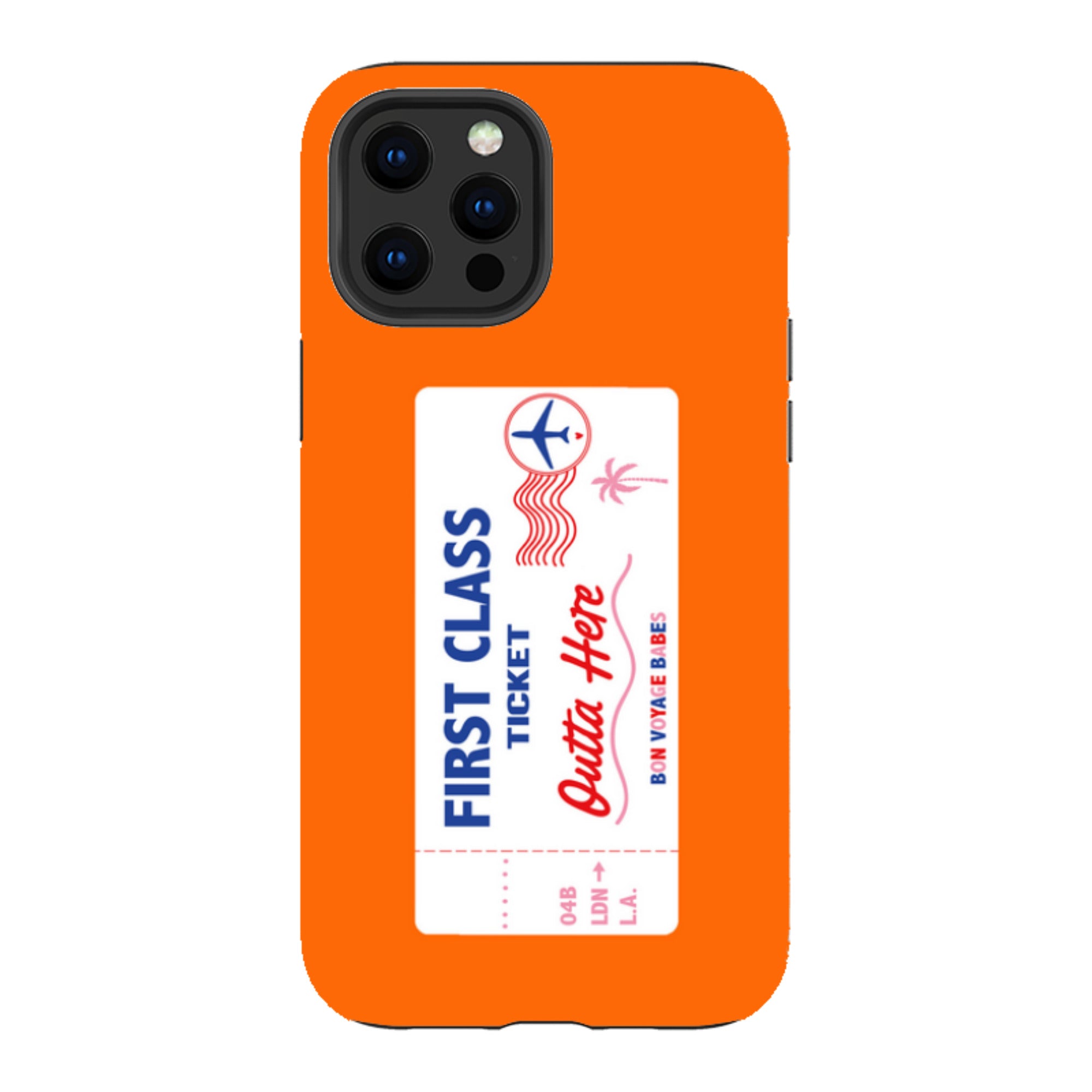 iPhone Tough Case - First Class Orange