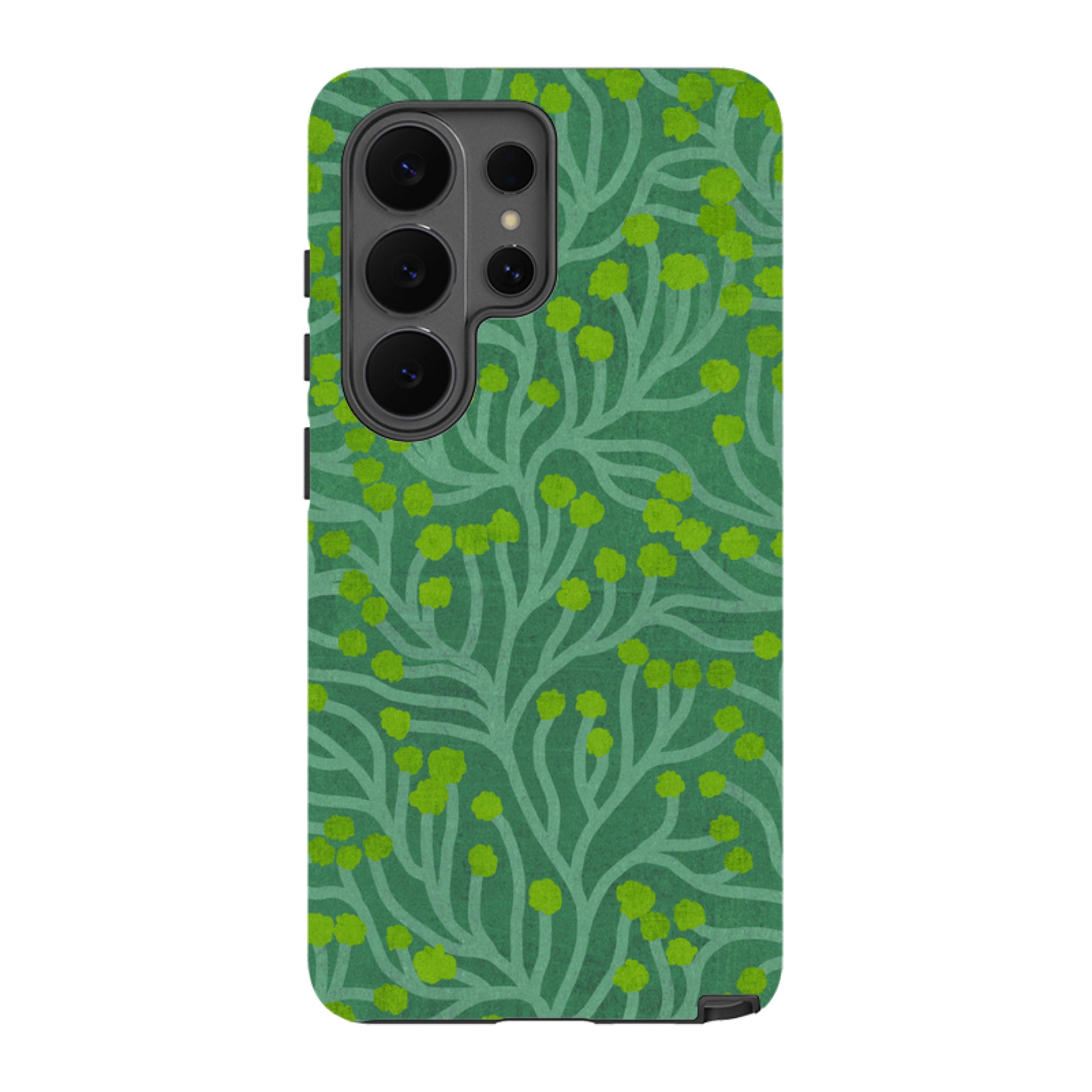 Samsung Tough Case - Vine Green And Teal By Katherine Quinn
