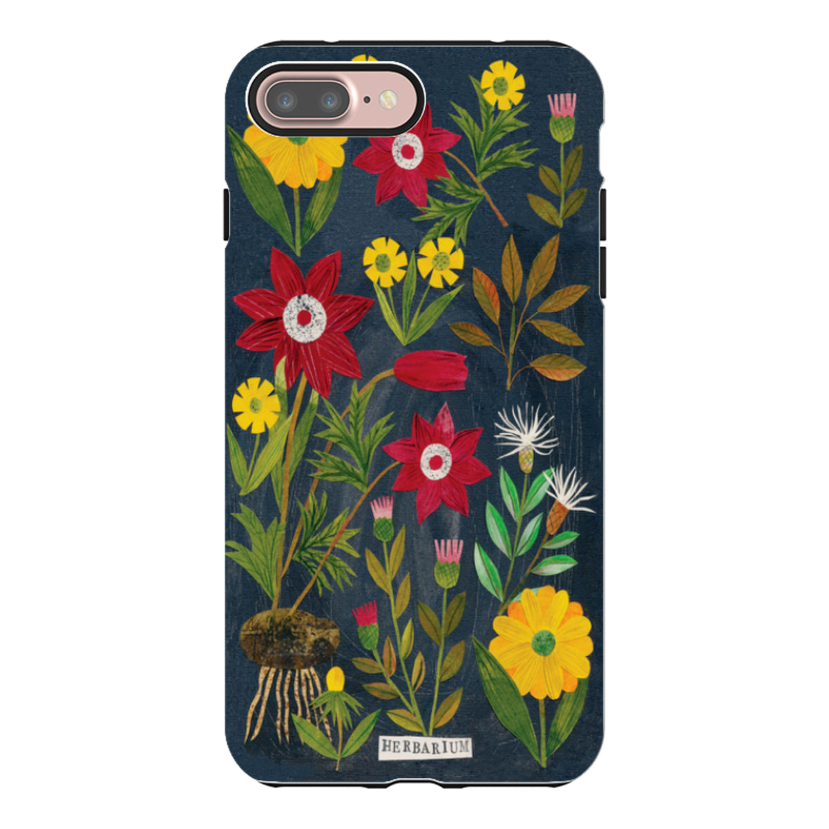 iPhone Tough Case - Herbarium By Tracey English