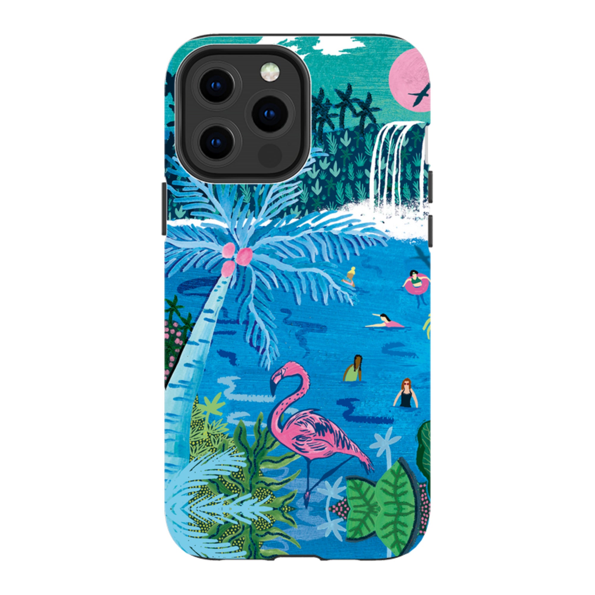 iPhone Tough Case - Palm Pool III By Emma Frances Grant