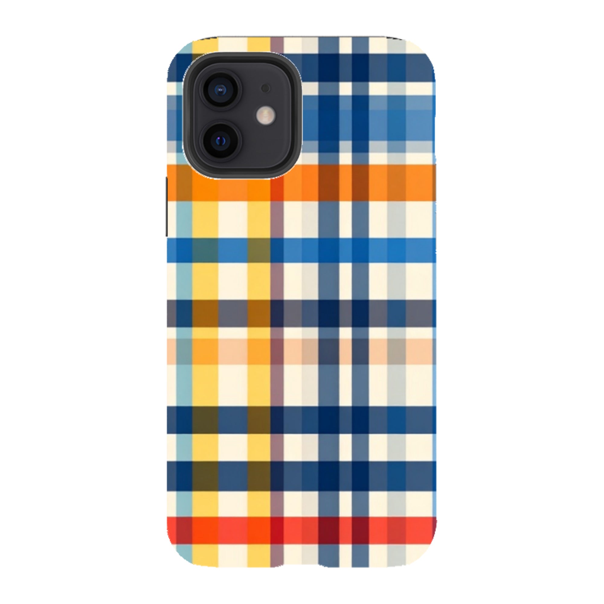 iPhone Tough Case - Barcelona Gingham