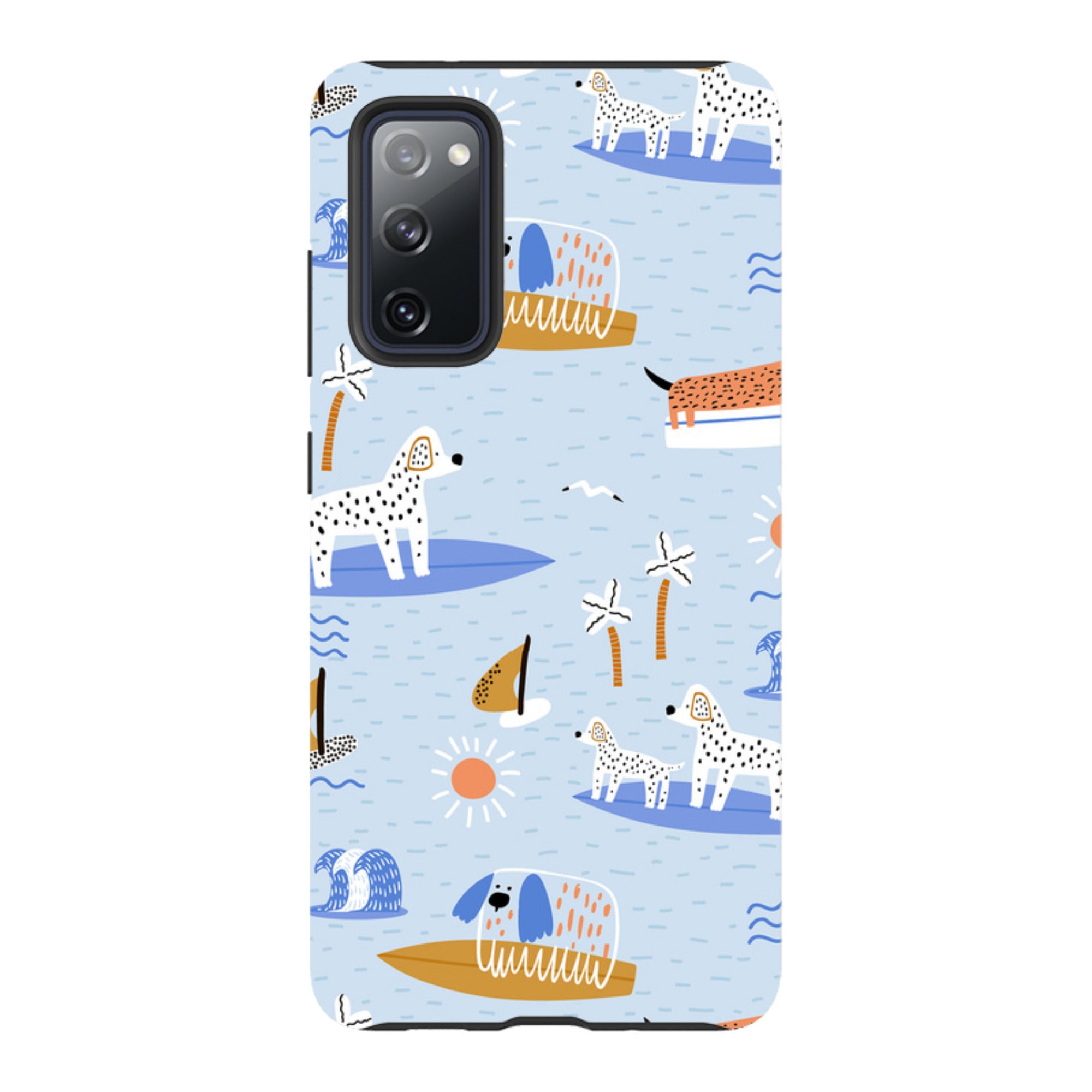 Samsung Tough Case - Surfing Dogs
