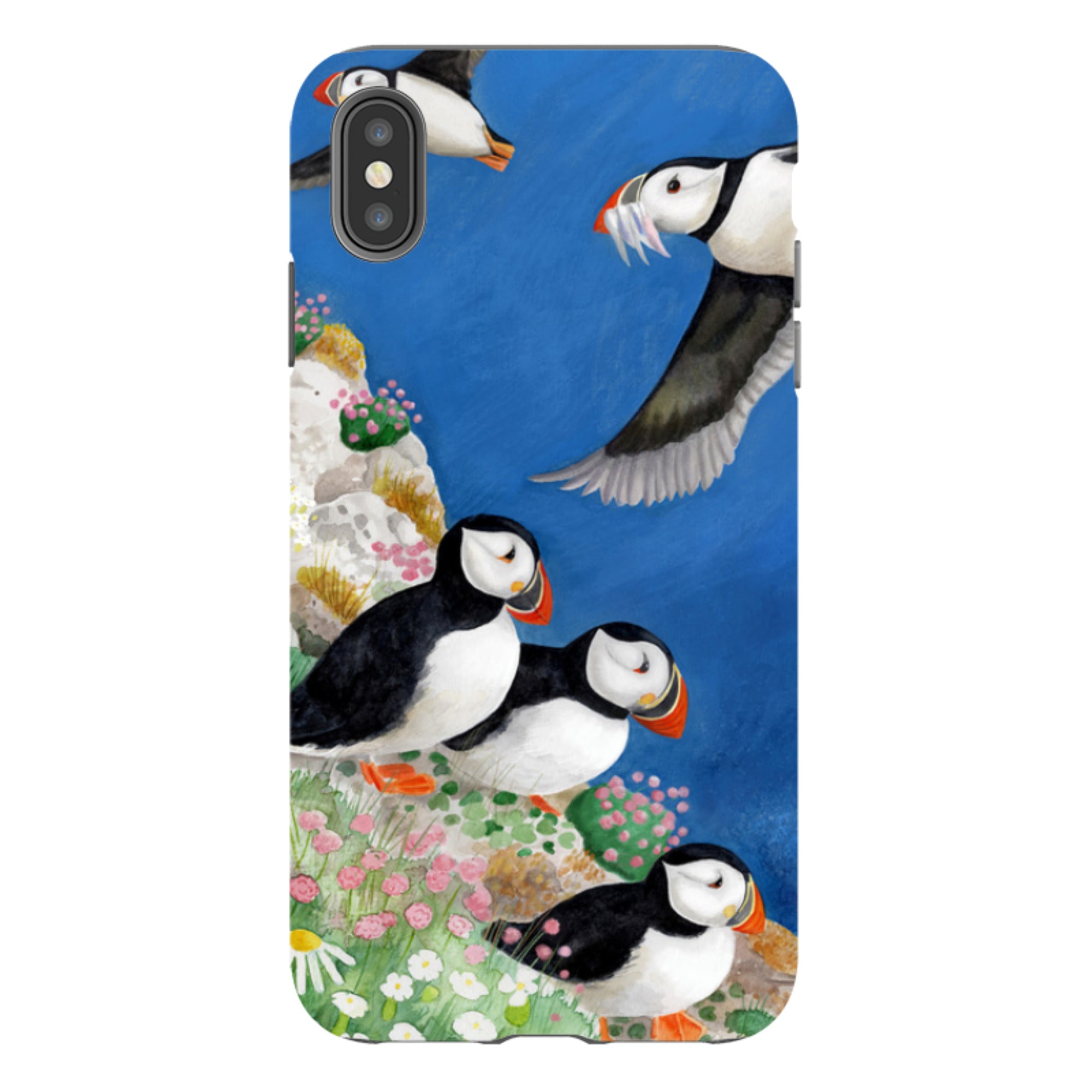 iPhone Tough Case - Puffins By Bex Parkin