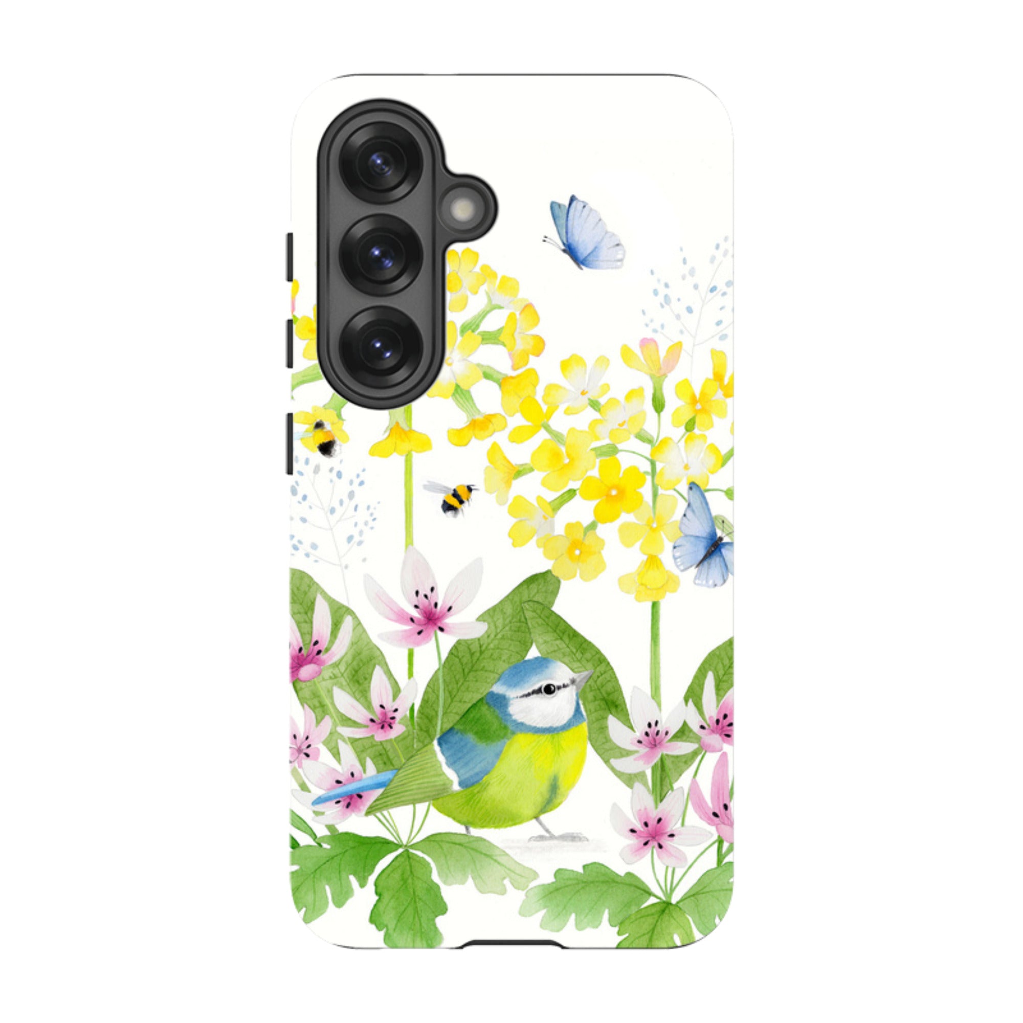 Samsung Tough Case - Blue Tit Garden By Bex Parkin
